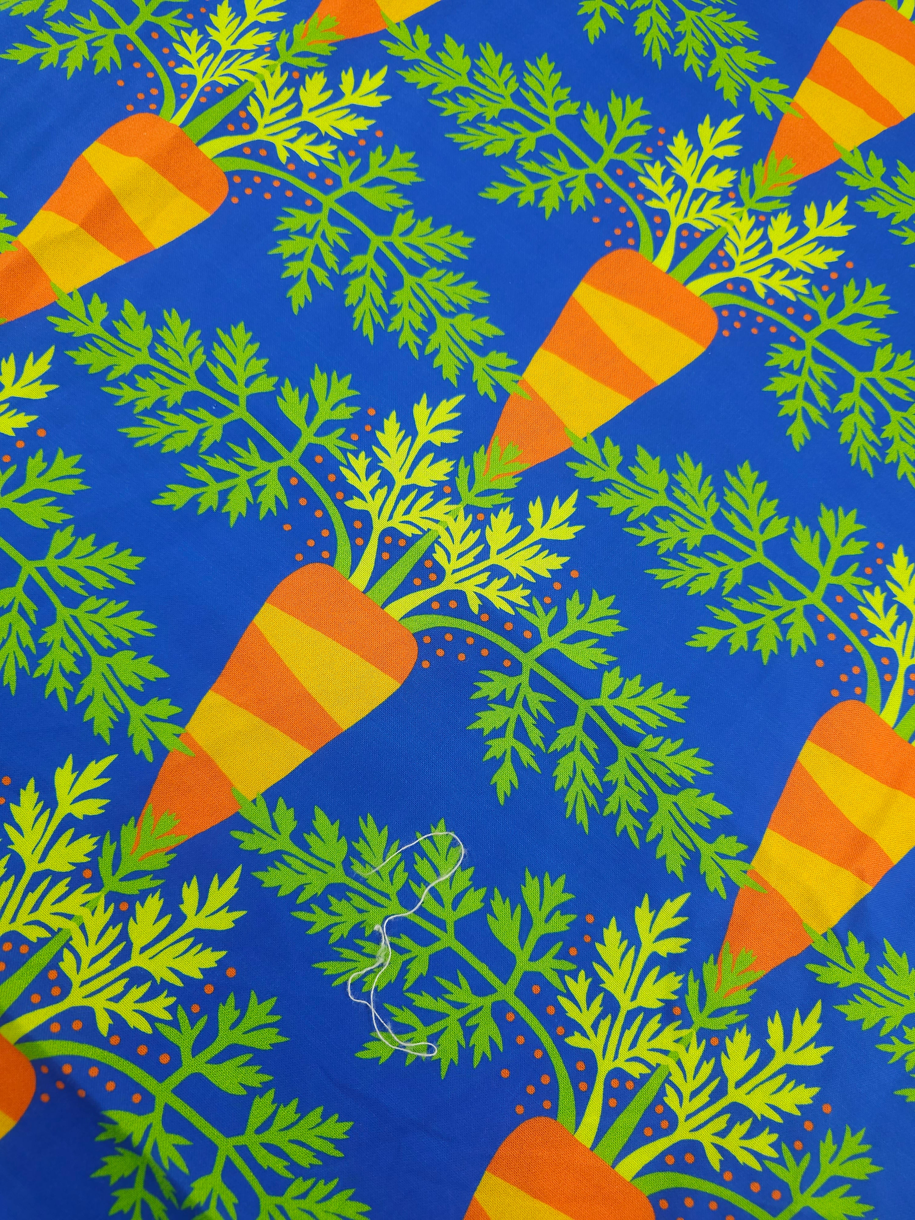 Blue carrot Cotton- 1.8m piece