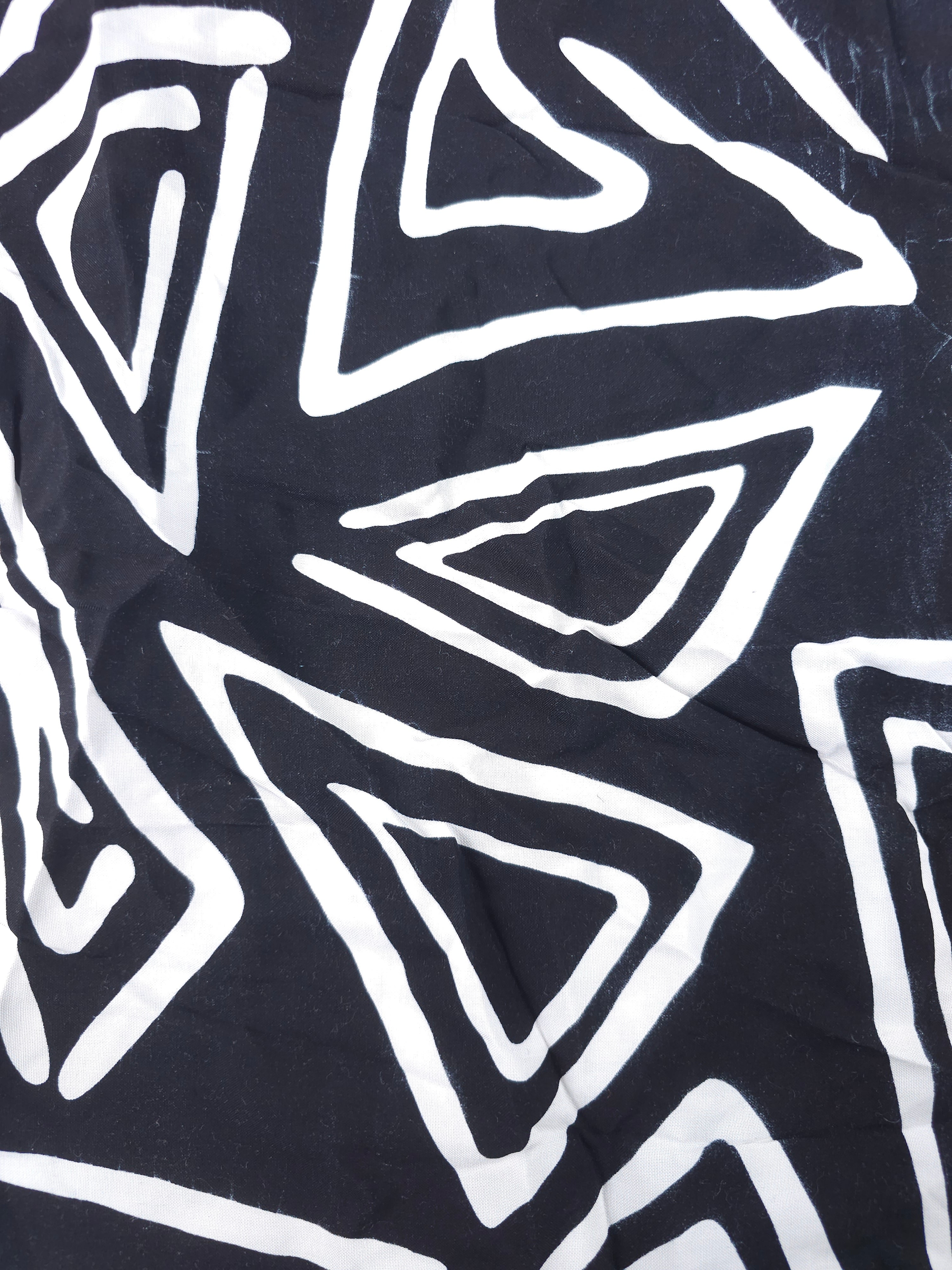 Bold triangle Viscose- 0.5m piece