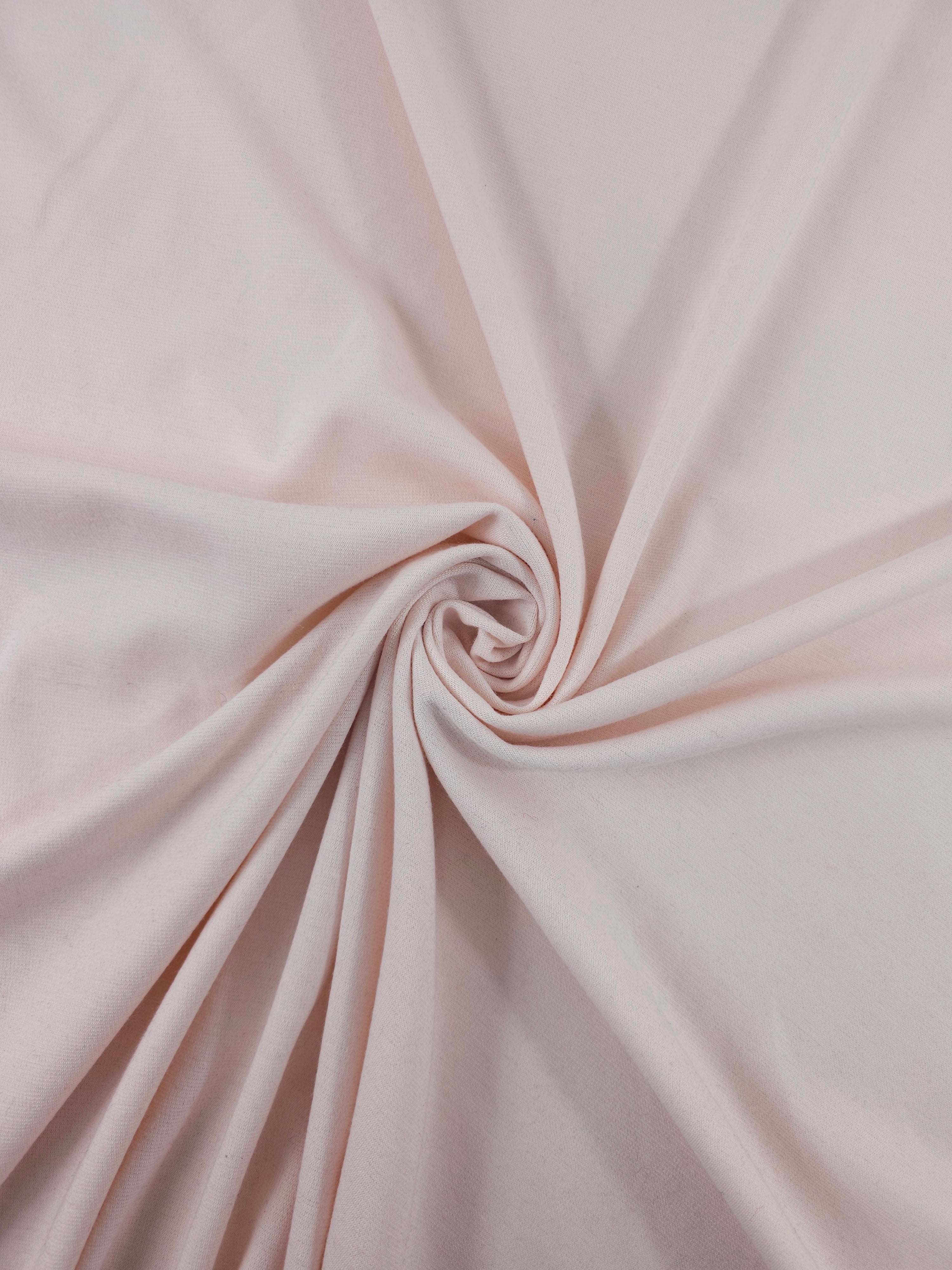 Pale Pink Lightweight Ponteroma Cotton Mix