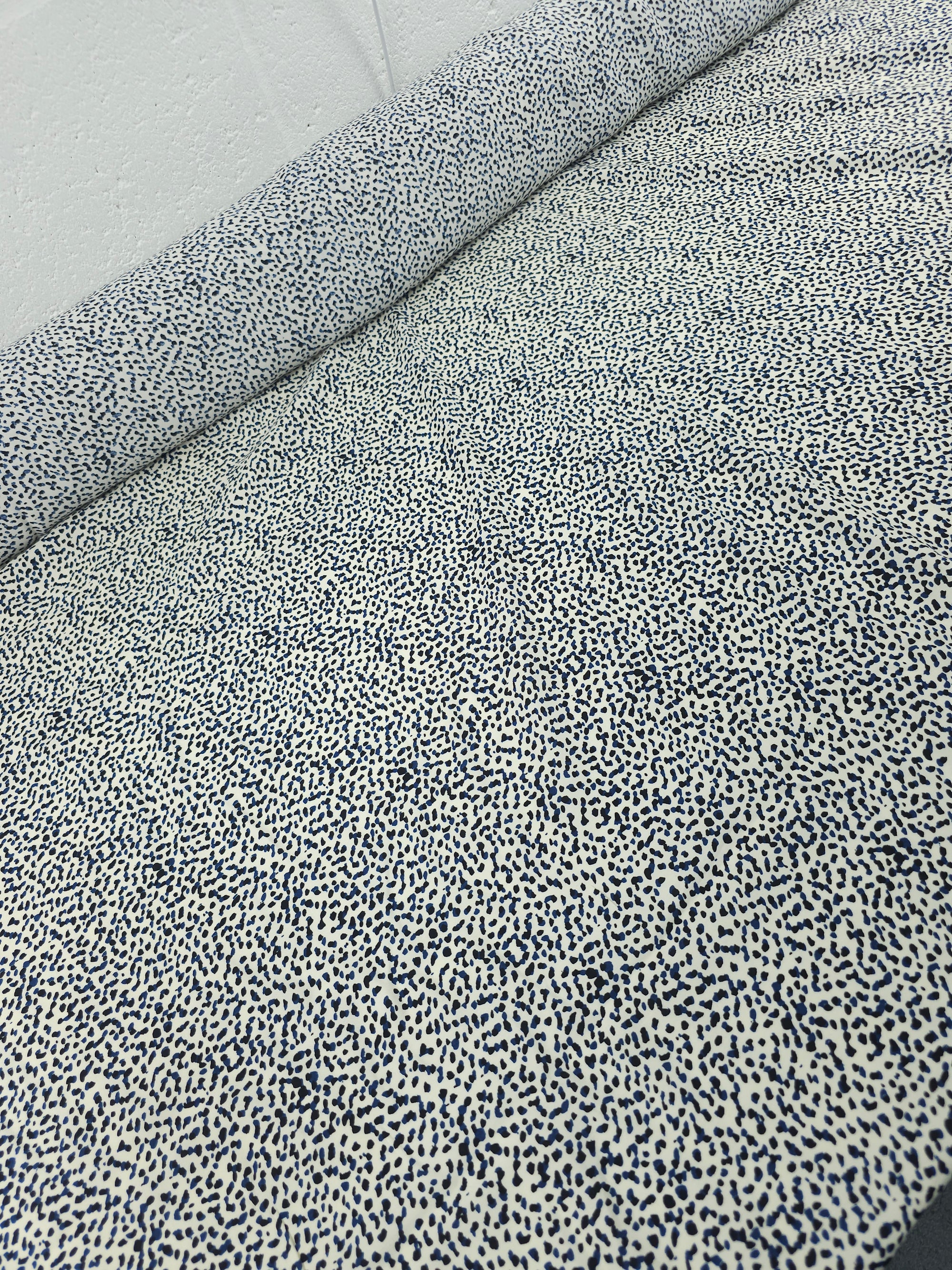 Black/Blue Speckle Viscose