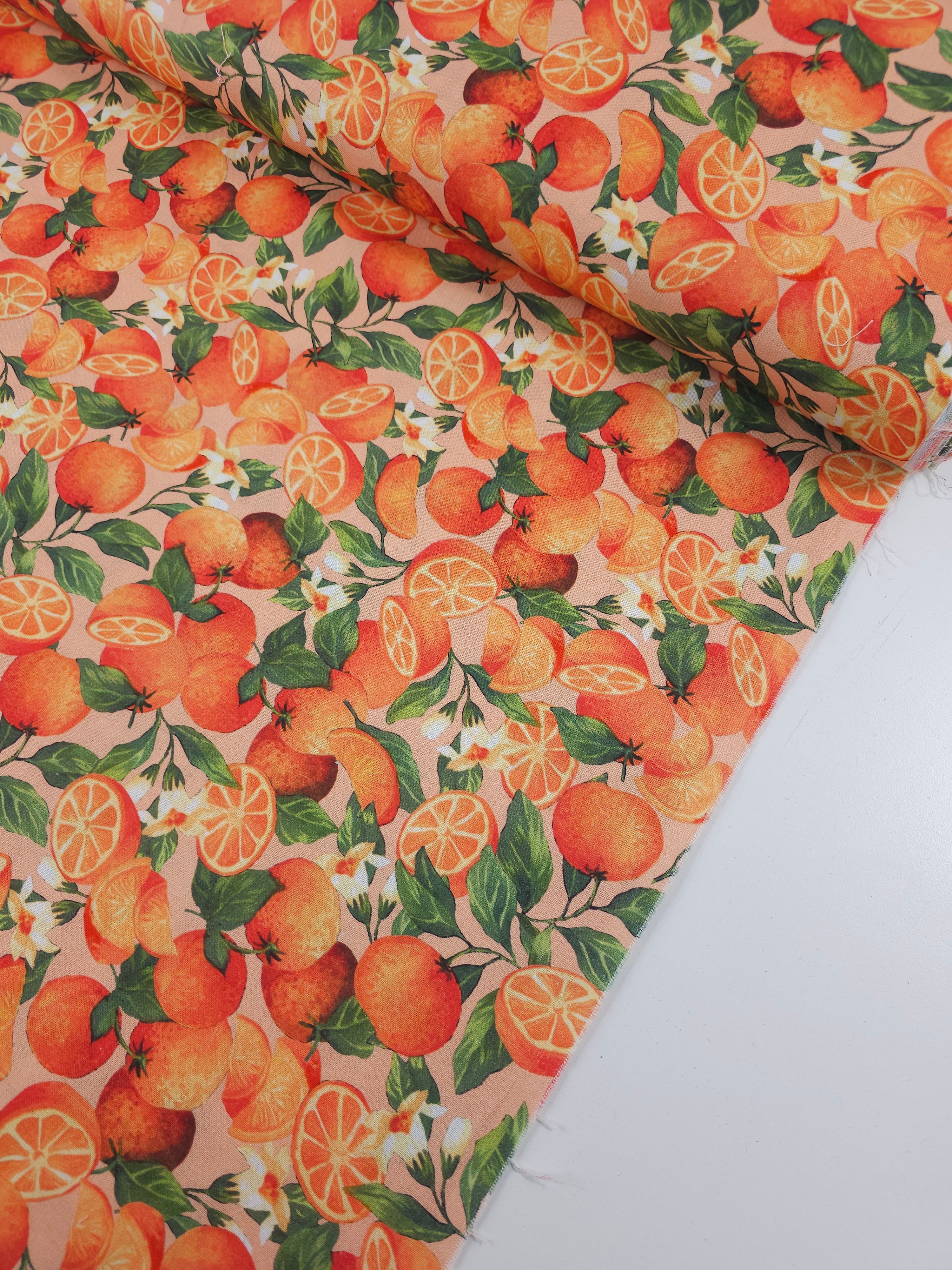 Orange Slices 100% Cotton