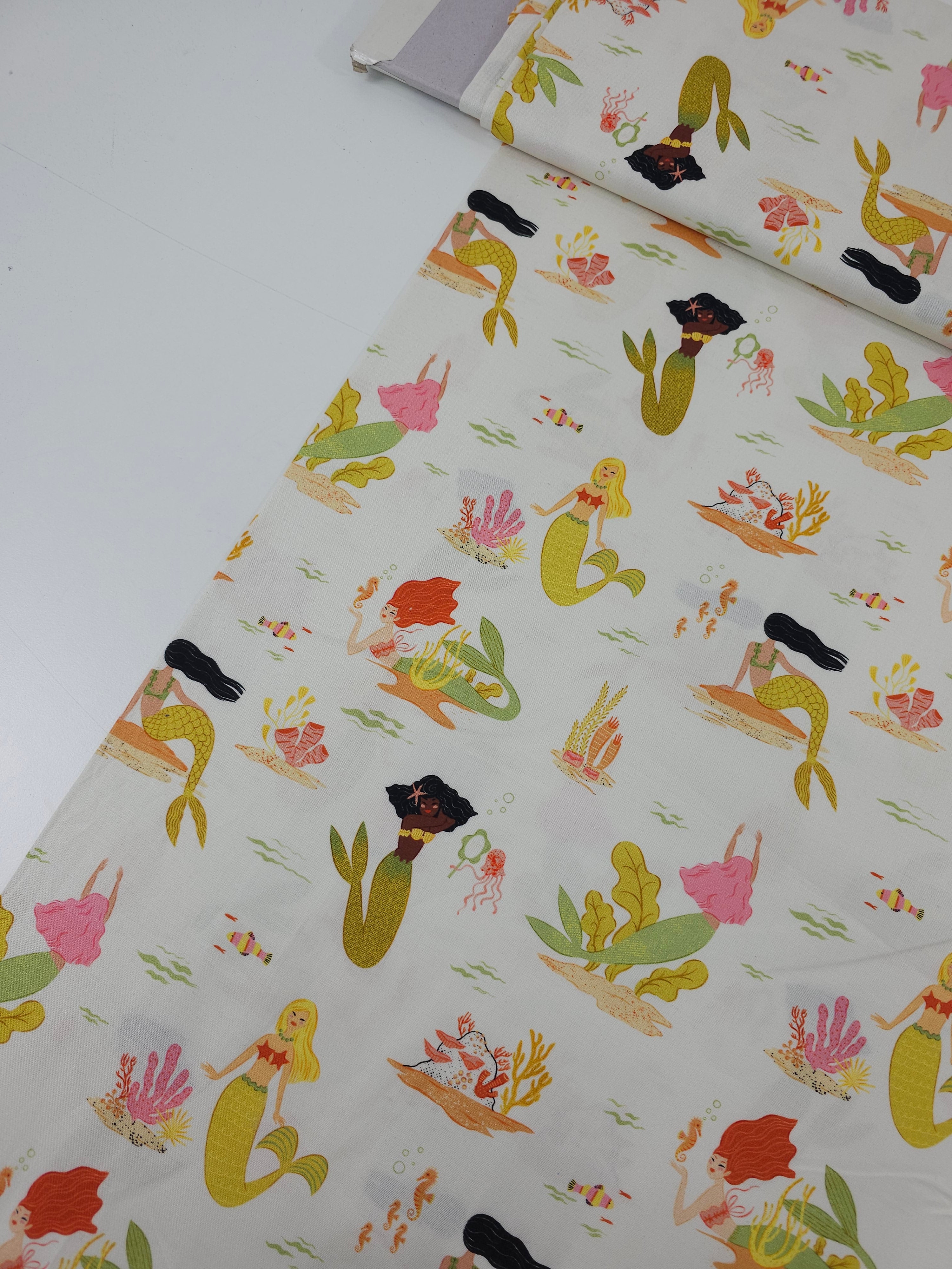 Mermaid Party 100% Cotton