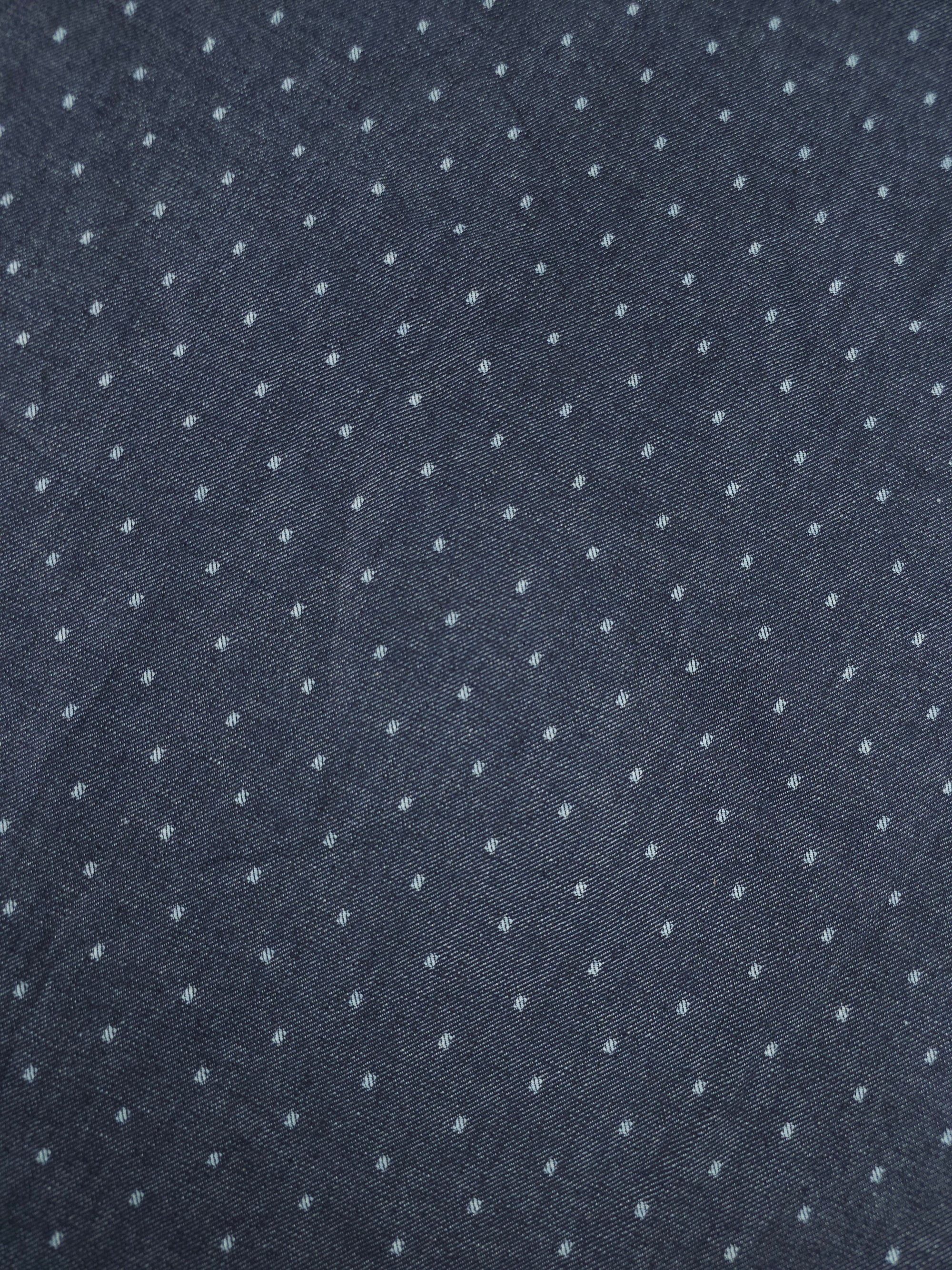 Hale Navy Dobby Look Denim