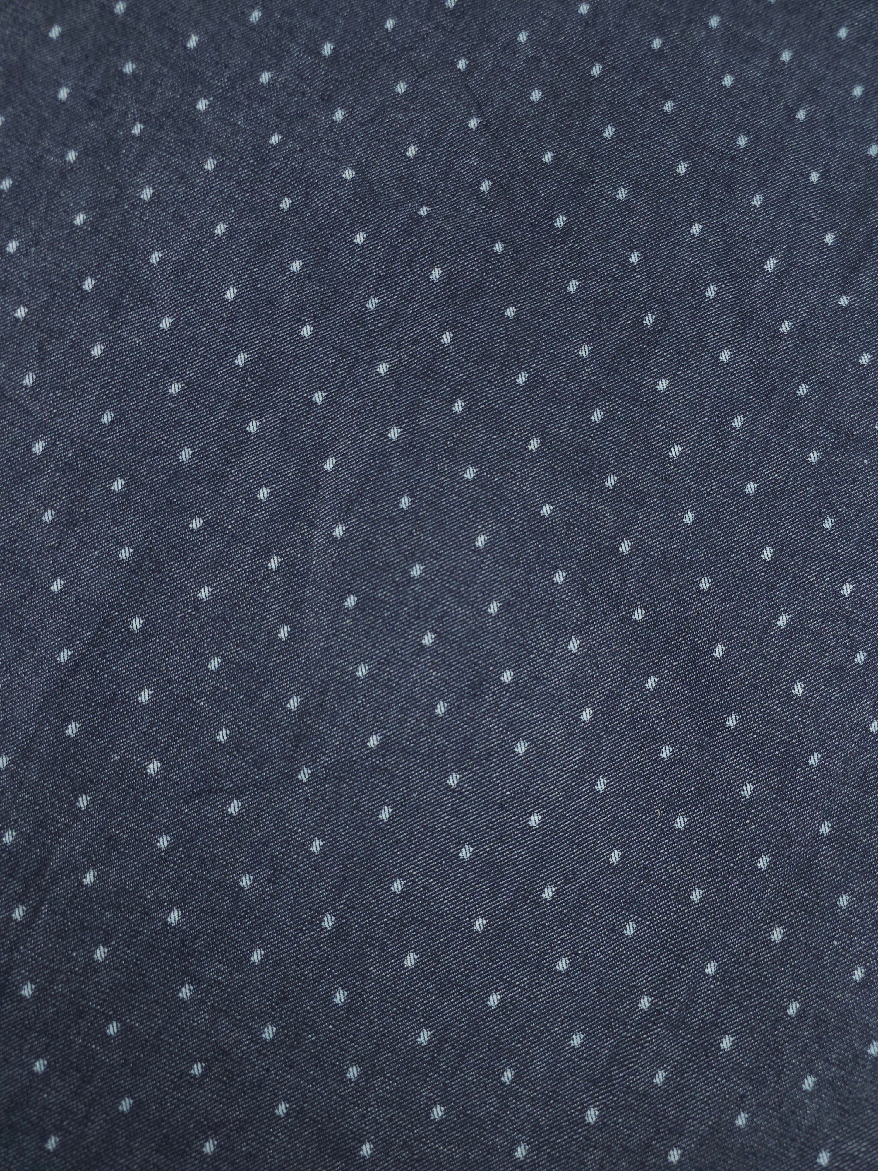 Hale Navy Dobby Look Denim