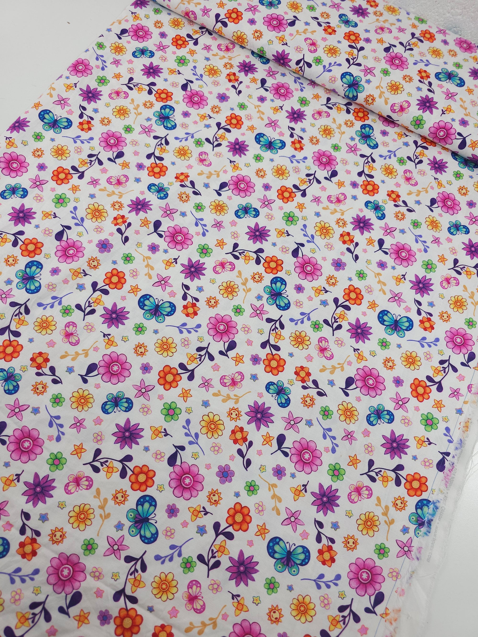 Summer Happy Florals 100% Cotton