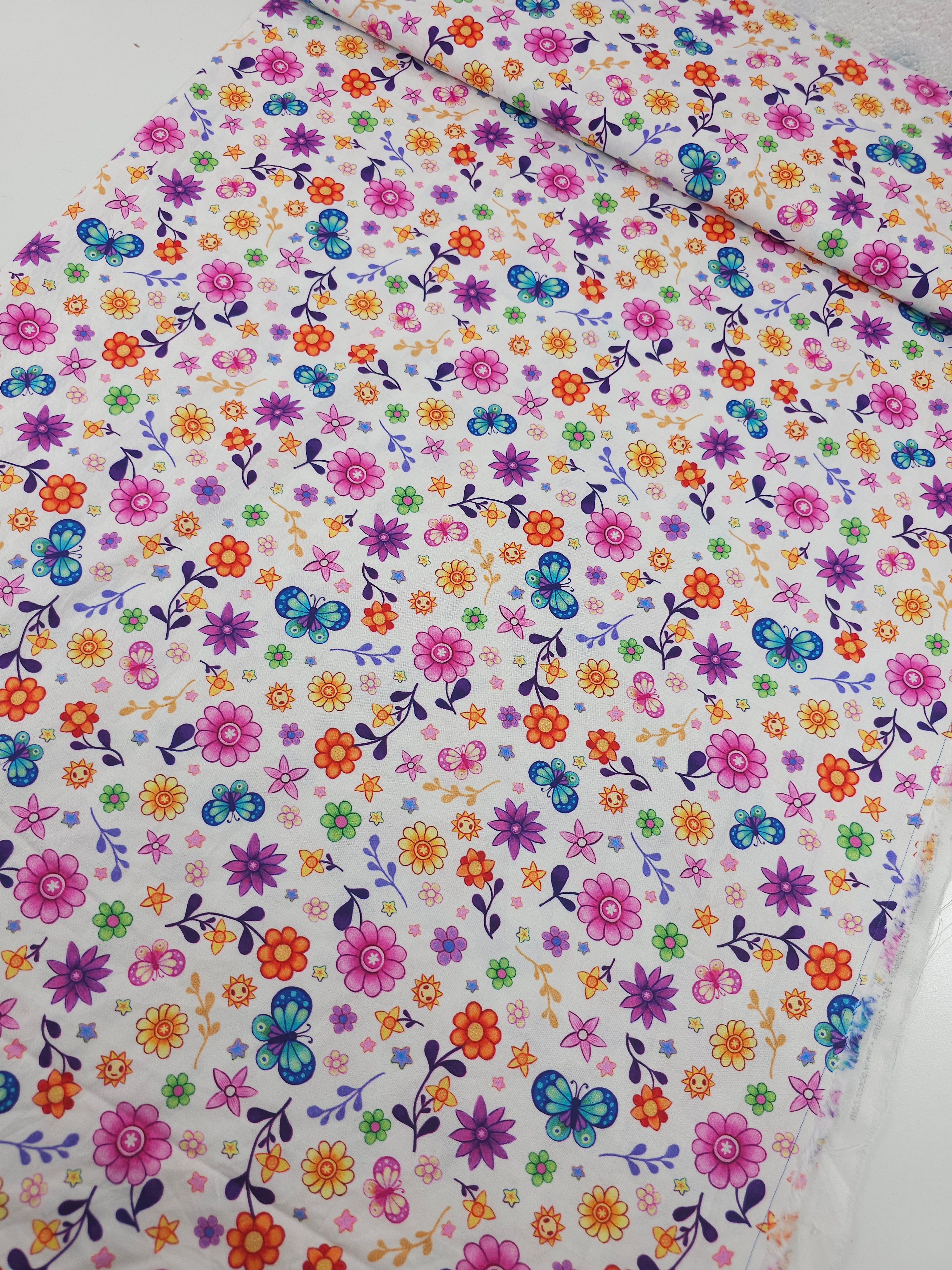 Summer Happy Florals 100% Cotton
