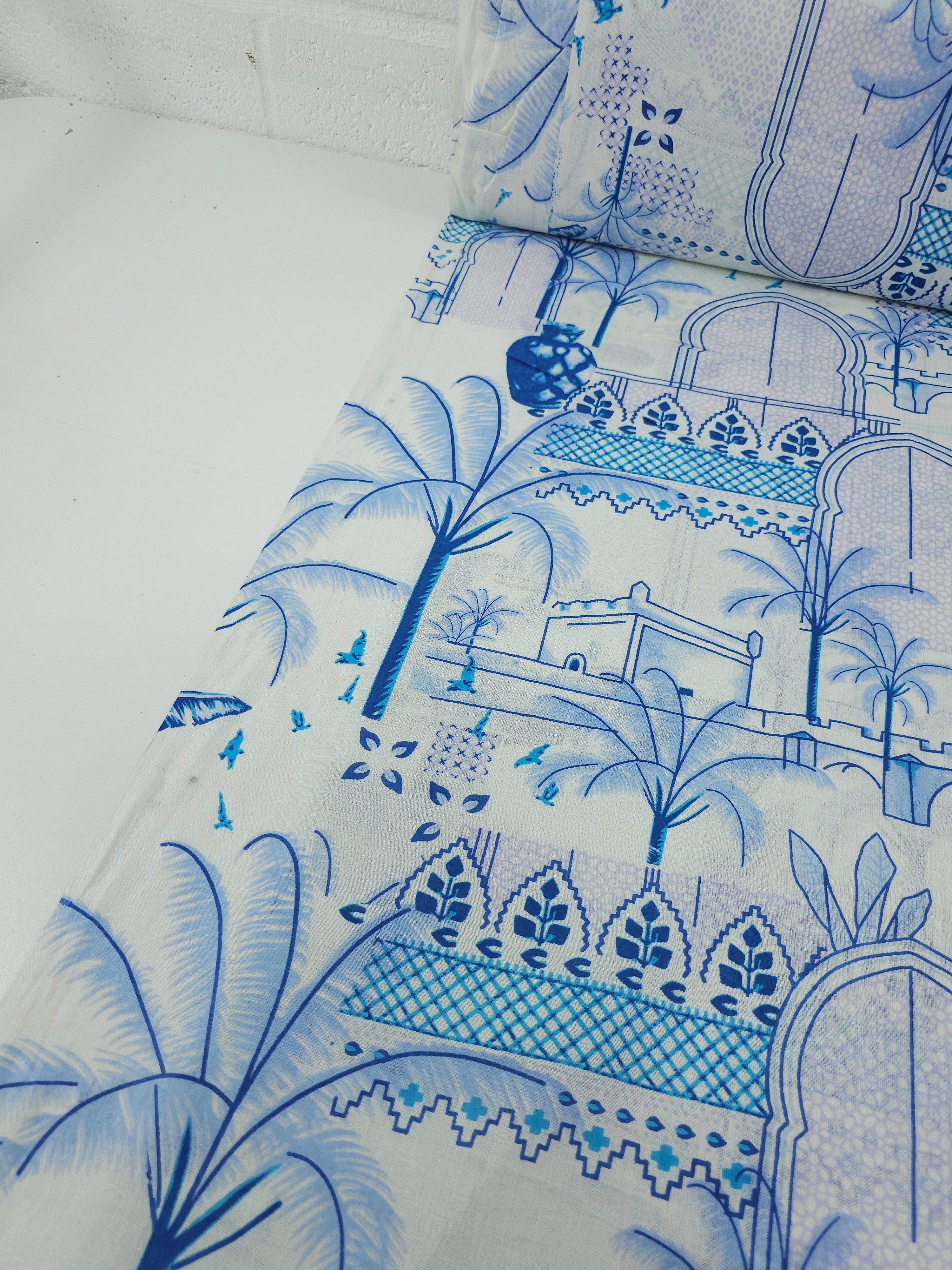 Blue/White Voyage Maison Cambric Cotton