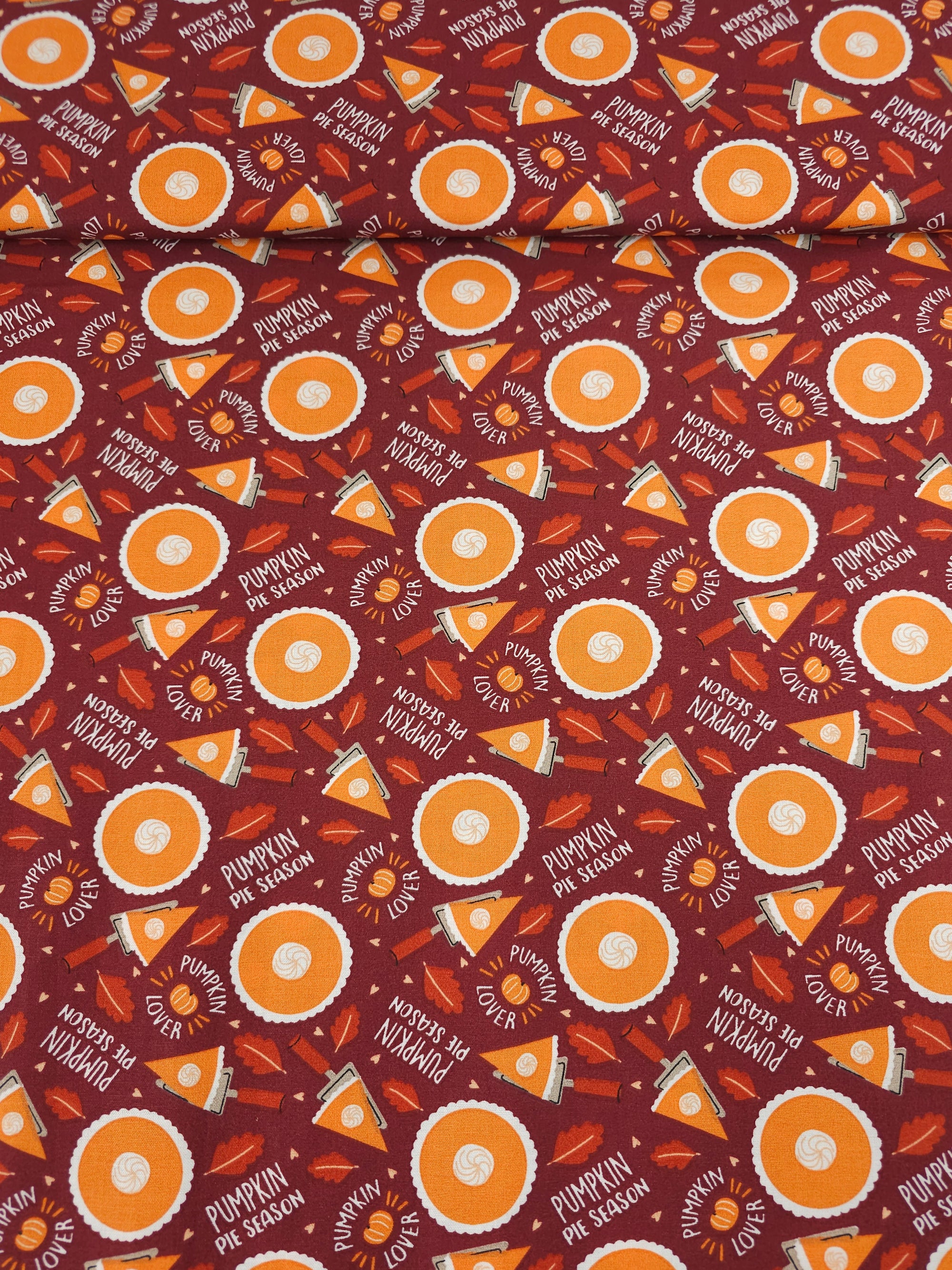 Pumpkin Pie Season 100% Cotton