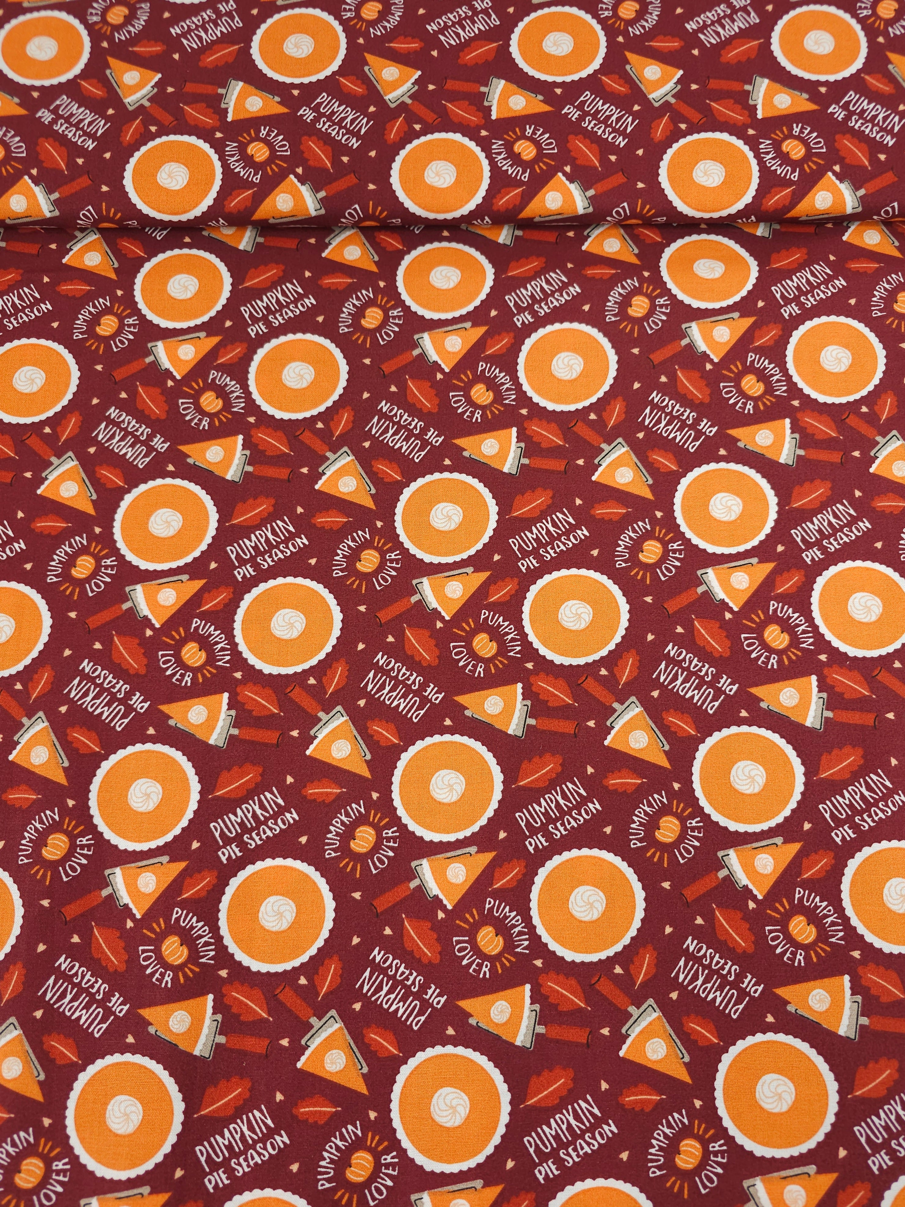 Pumpkin Pie Season 100% Cotton