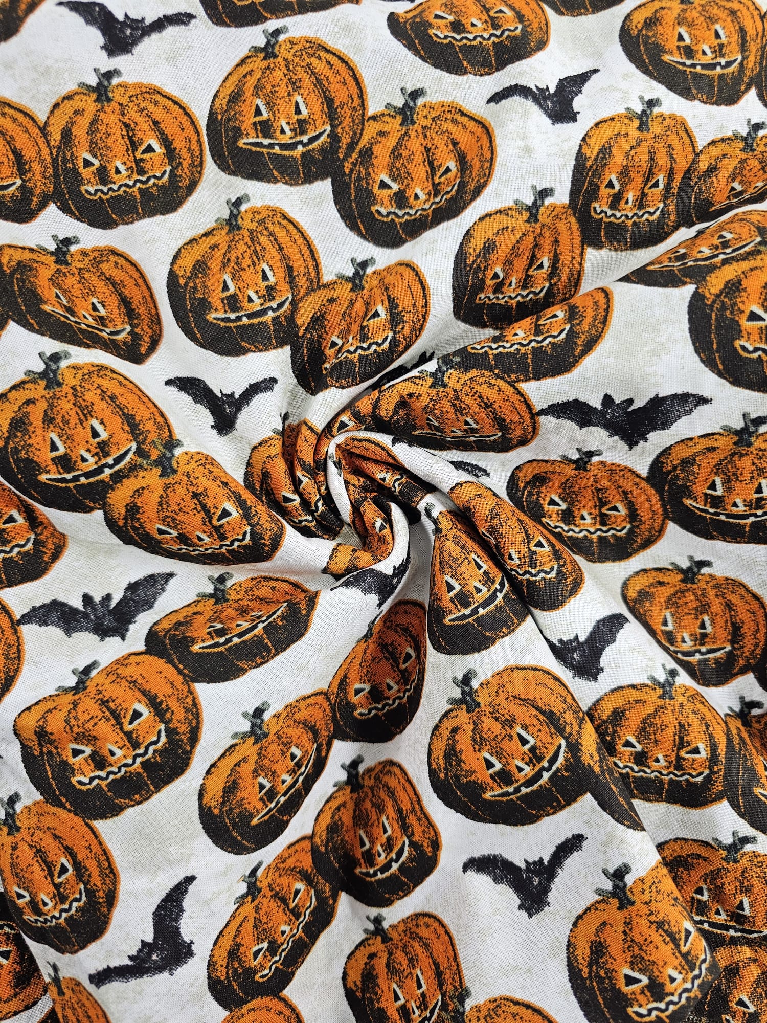 Spooky Night Pumpkin Cotton - 2.6m Piece