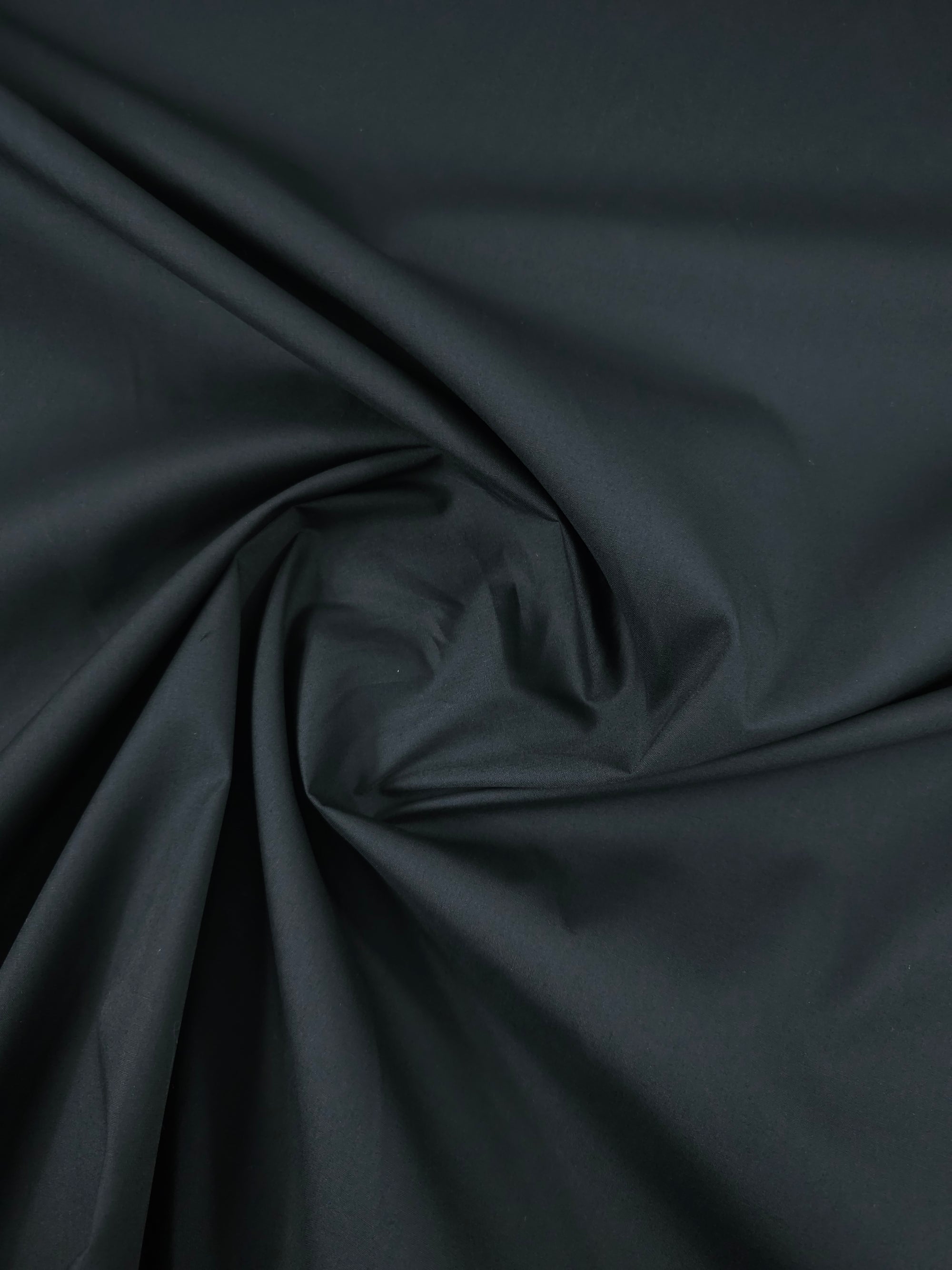 Black Poly Cotton