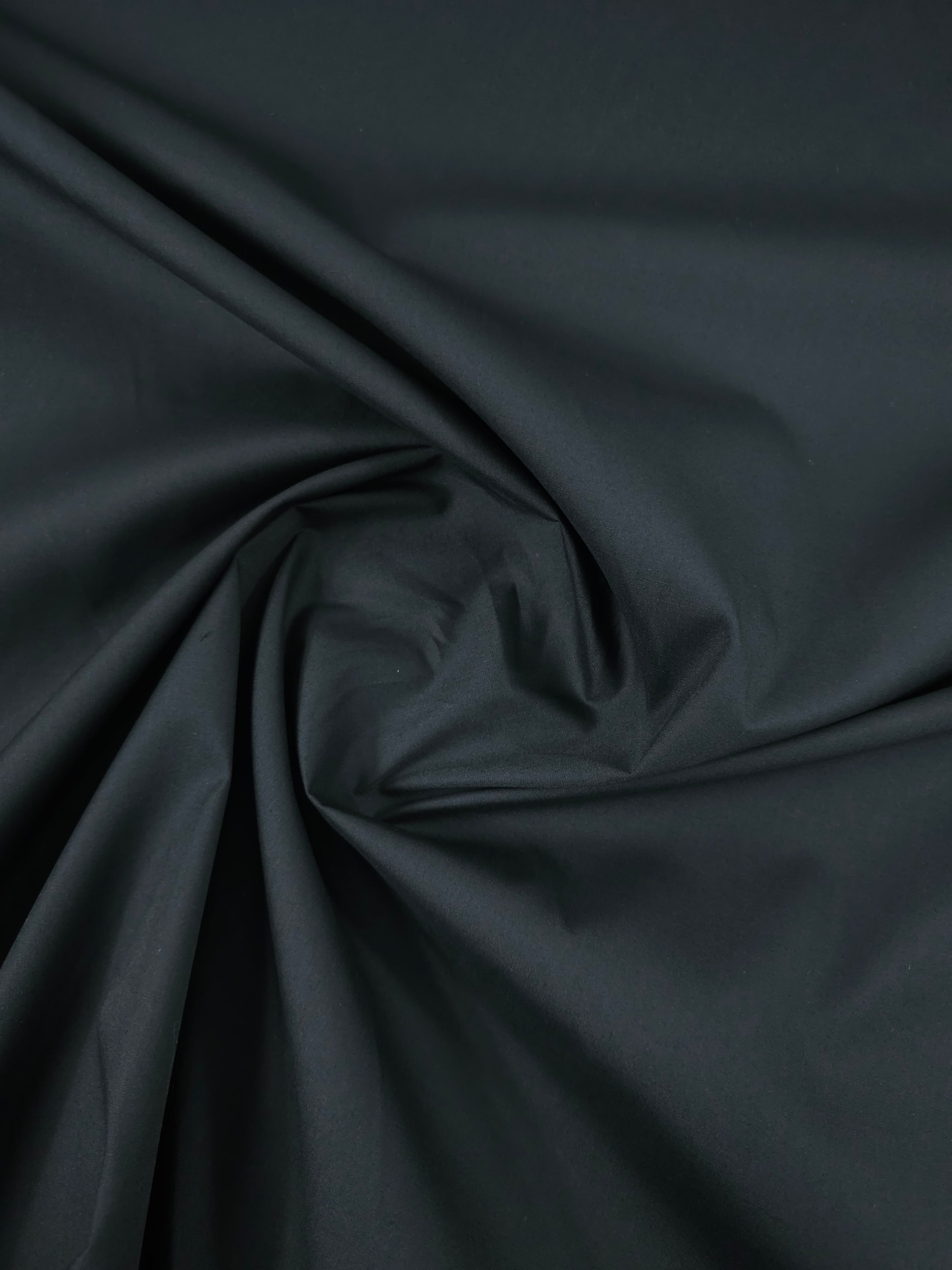 Black Poly Cotton