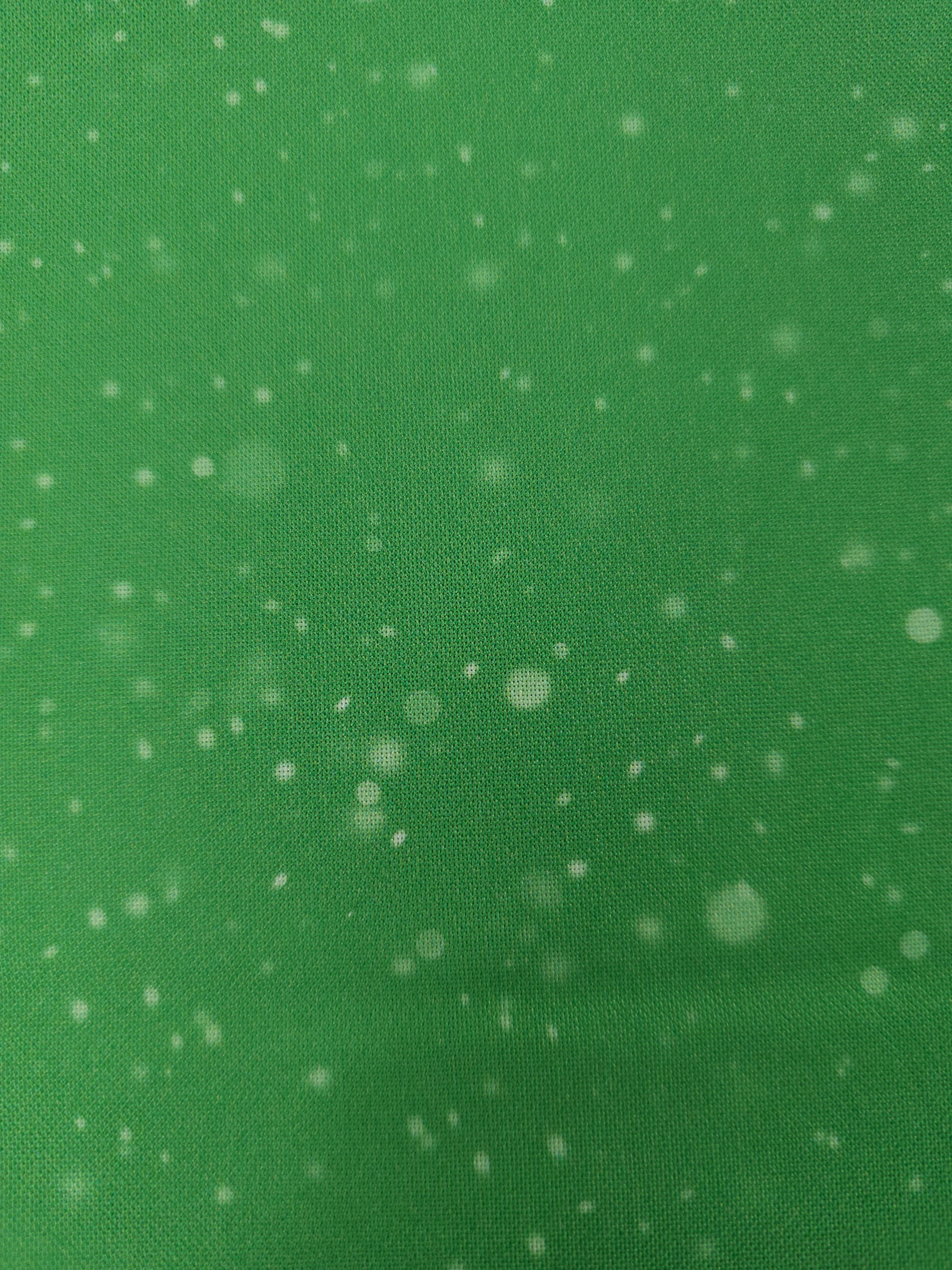 Green Speckle Dot 100% Cotton