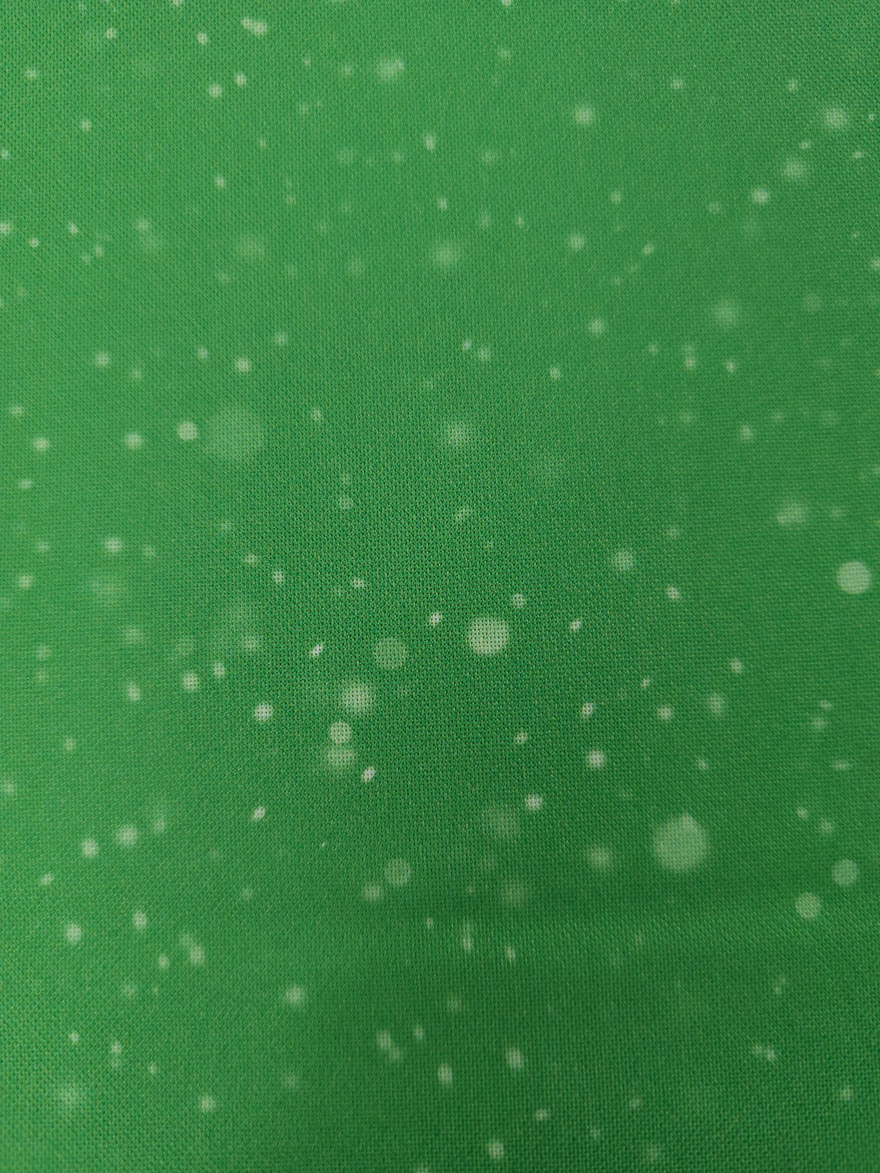 Green Speckle Dot 100% Cotton