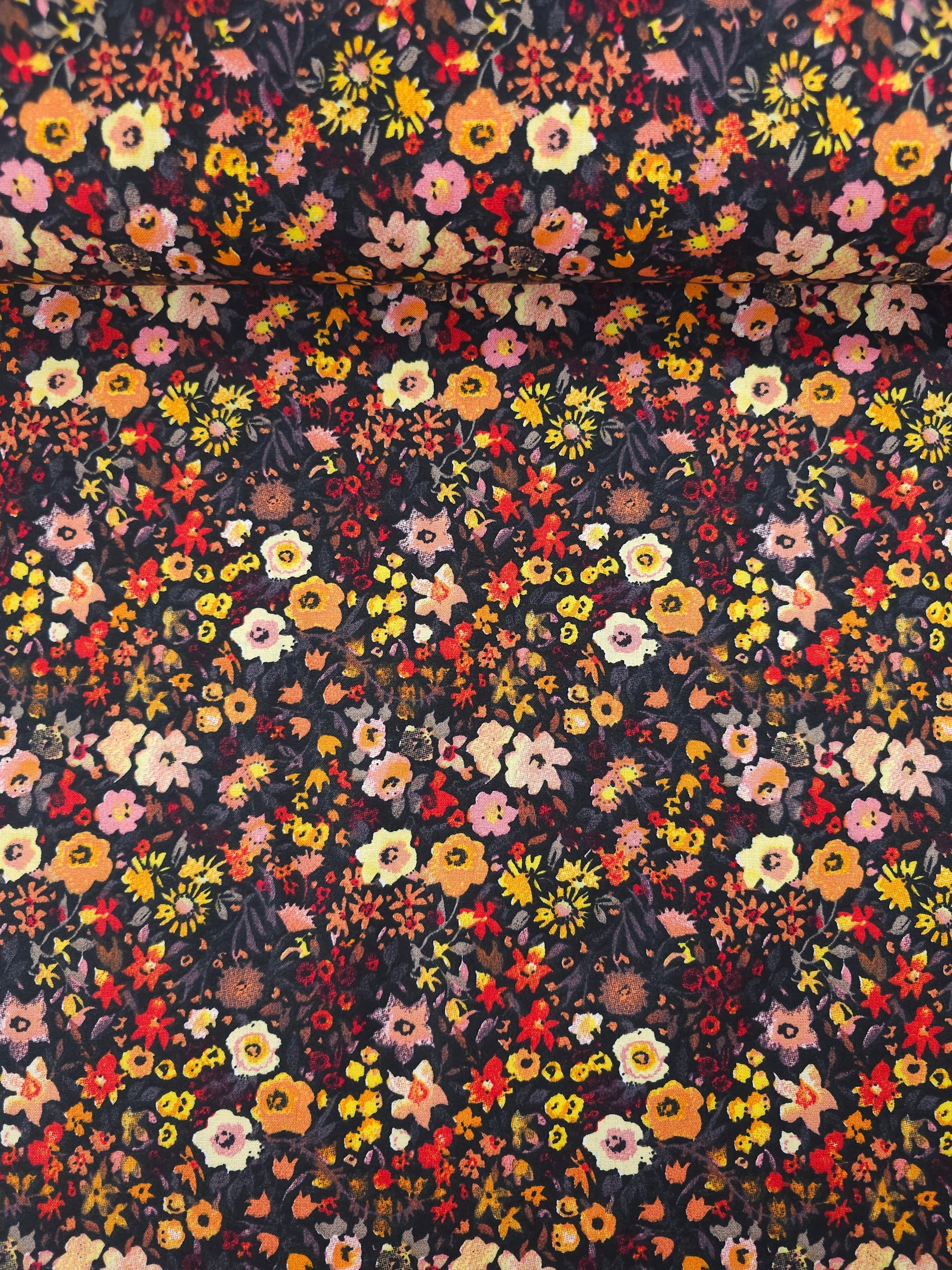 Fall Garden Floral 100% Cotton
