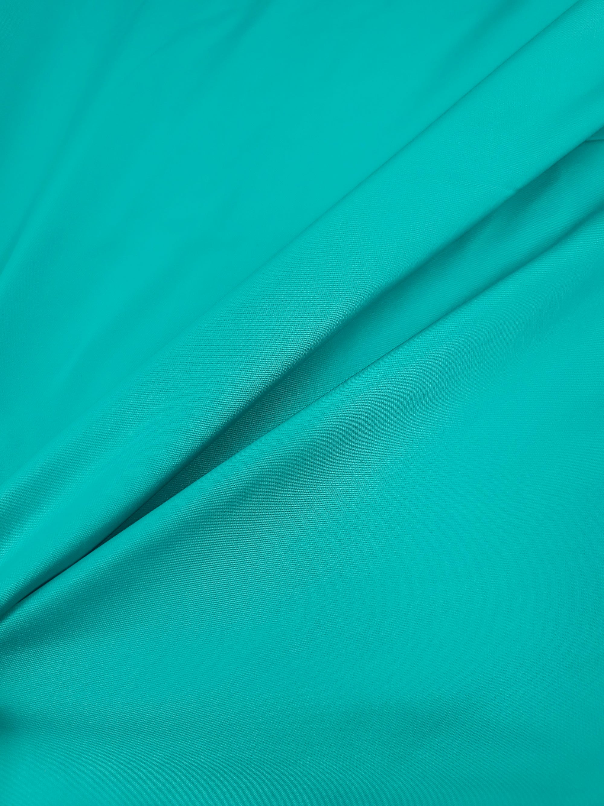 Light Turquoise Viscose Satin