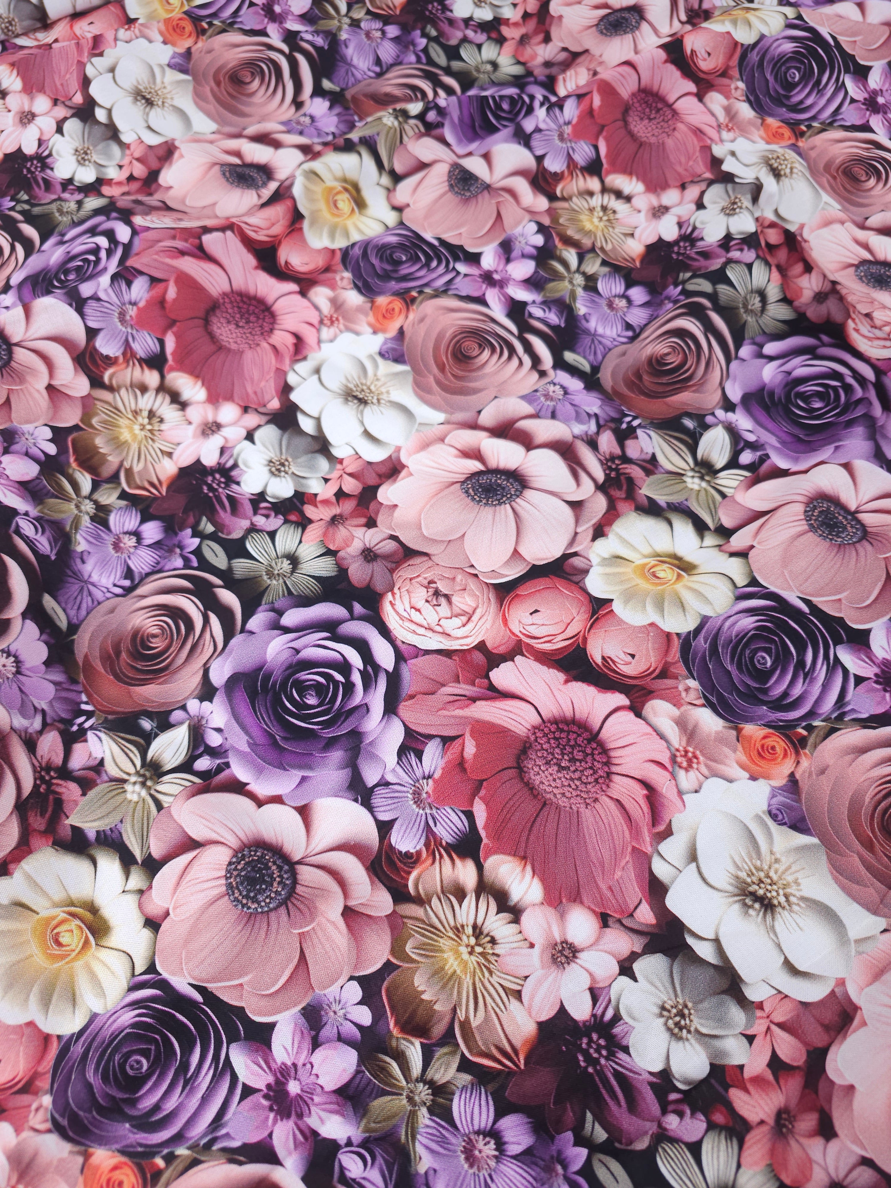 Spring flower Cotton- 3.4m piece