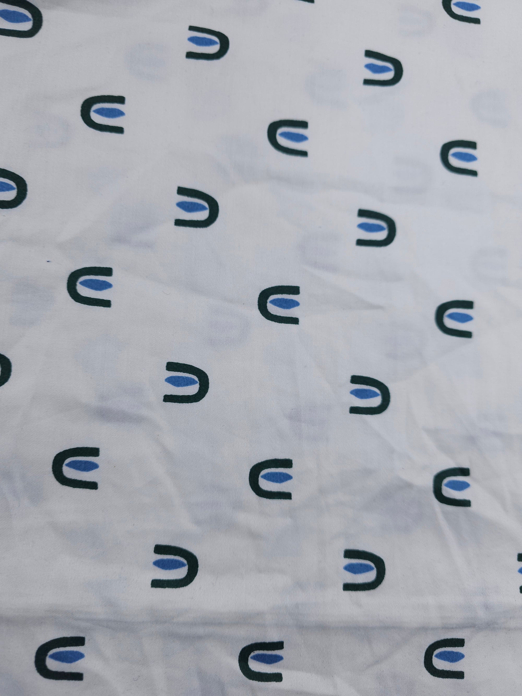 U-Turn Pattern Cotton - 1.5m Piece