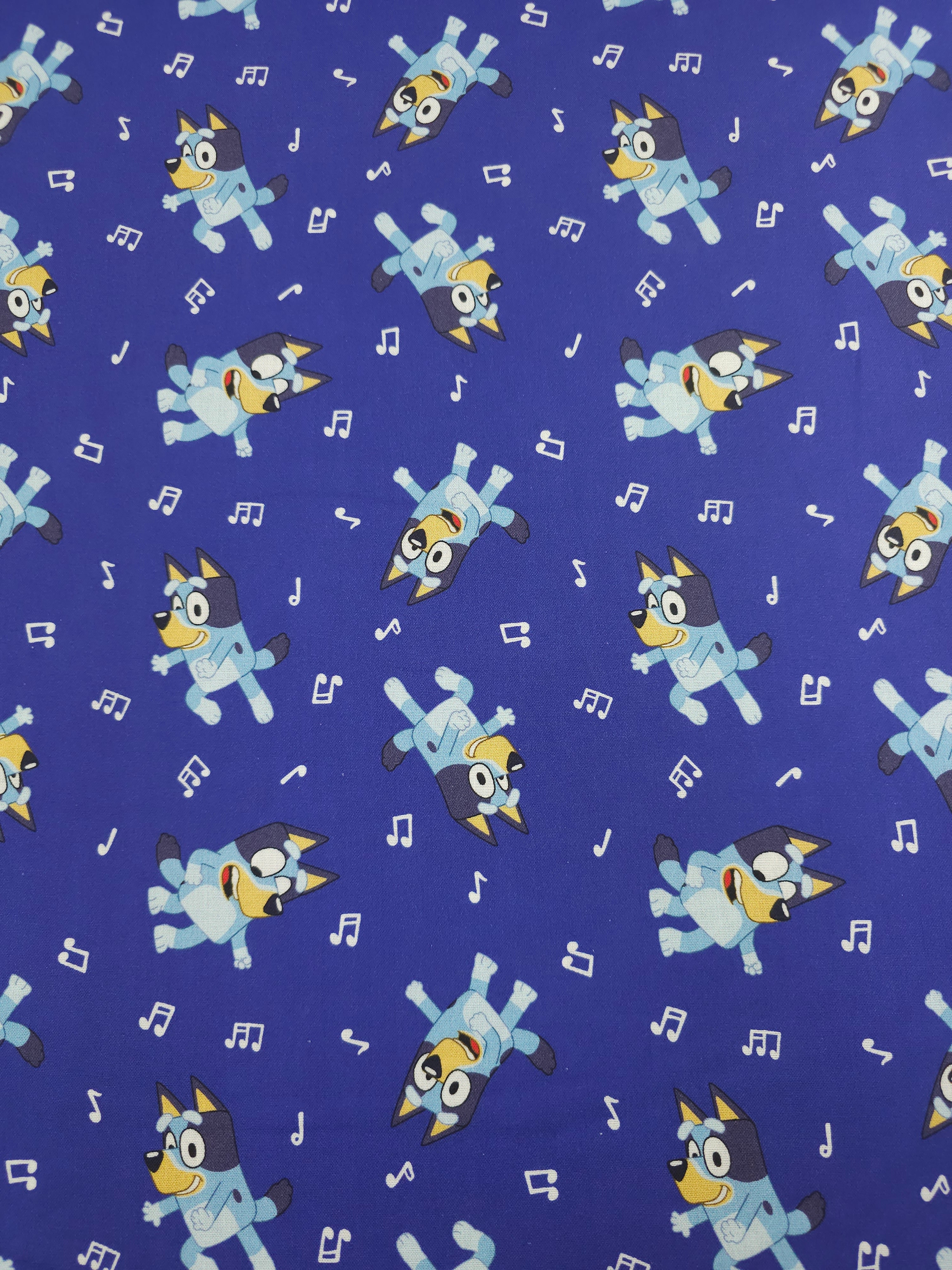 Dancing Bluey 100% Cotton