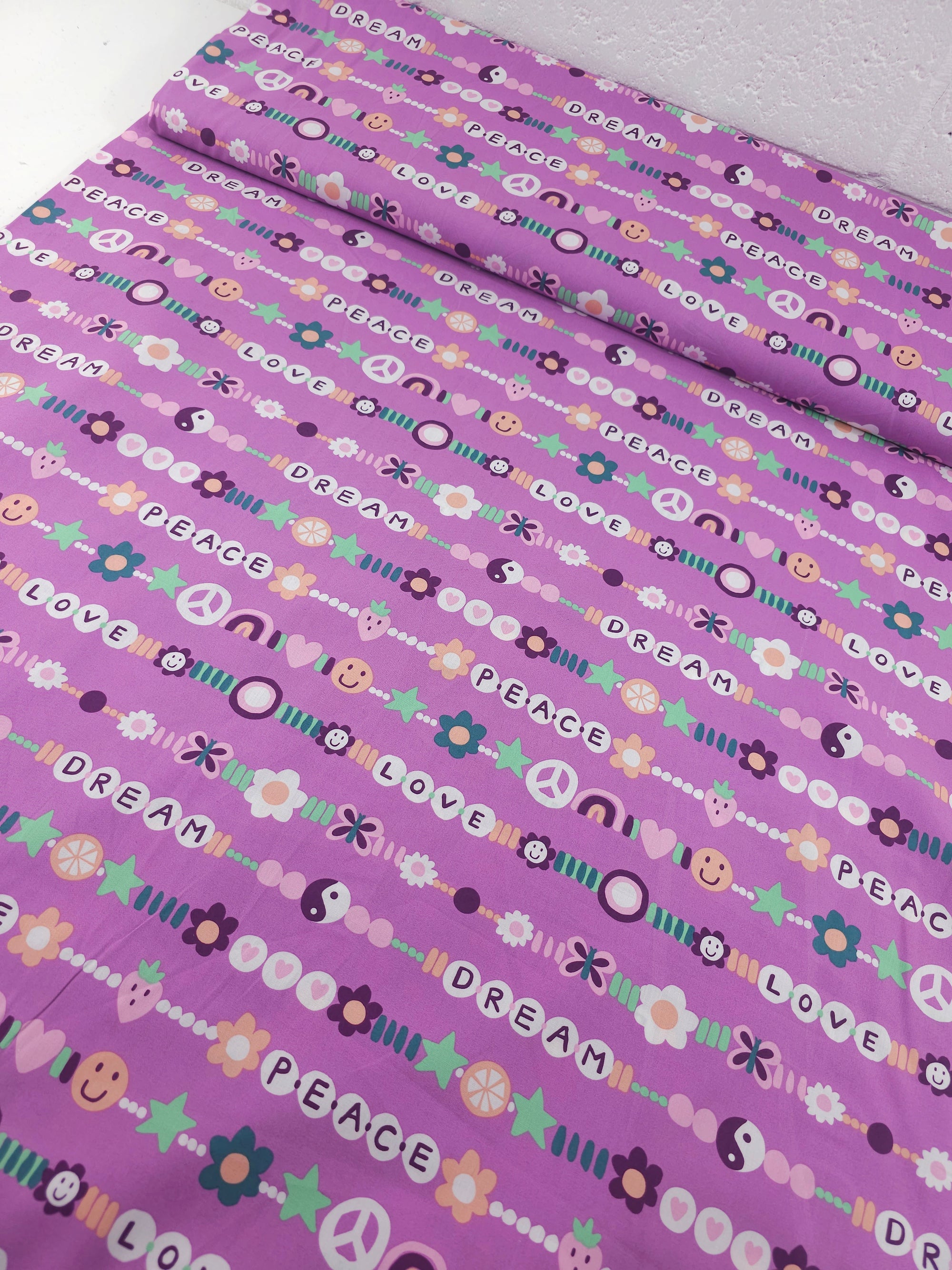 Purple Friendship Chain 100% Cotton 60"