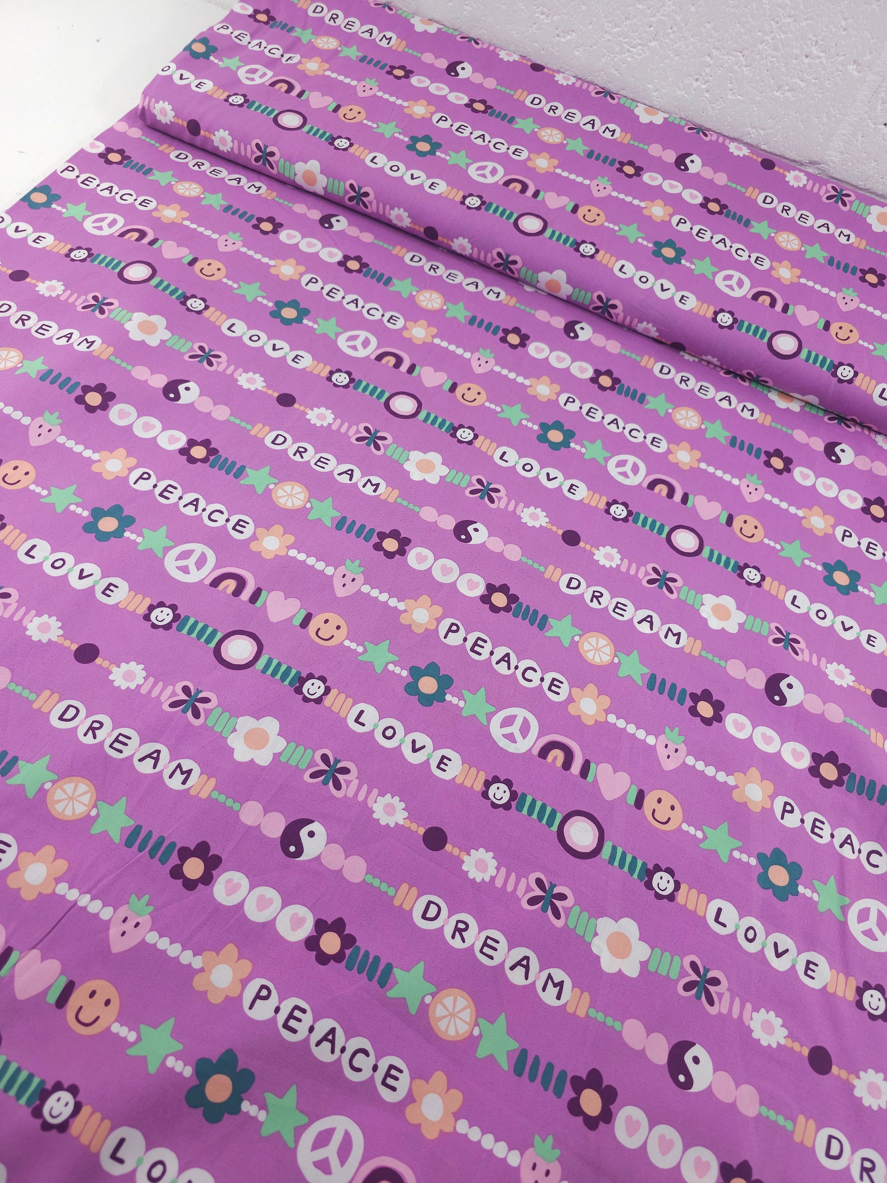 Purple Friendship Chain 100% Cotton 60"