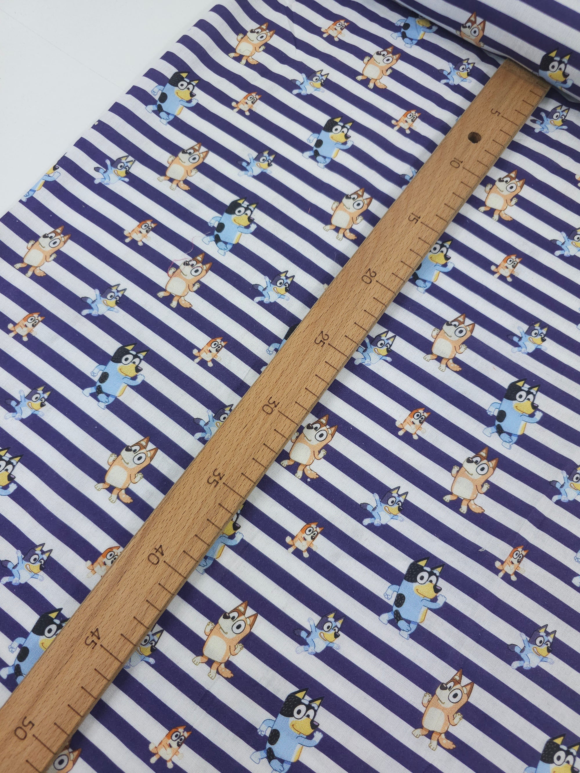 Stripe Bluey and Family Dancing 100% Cotton