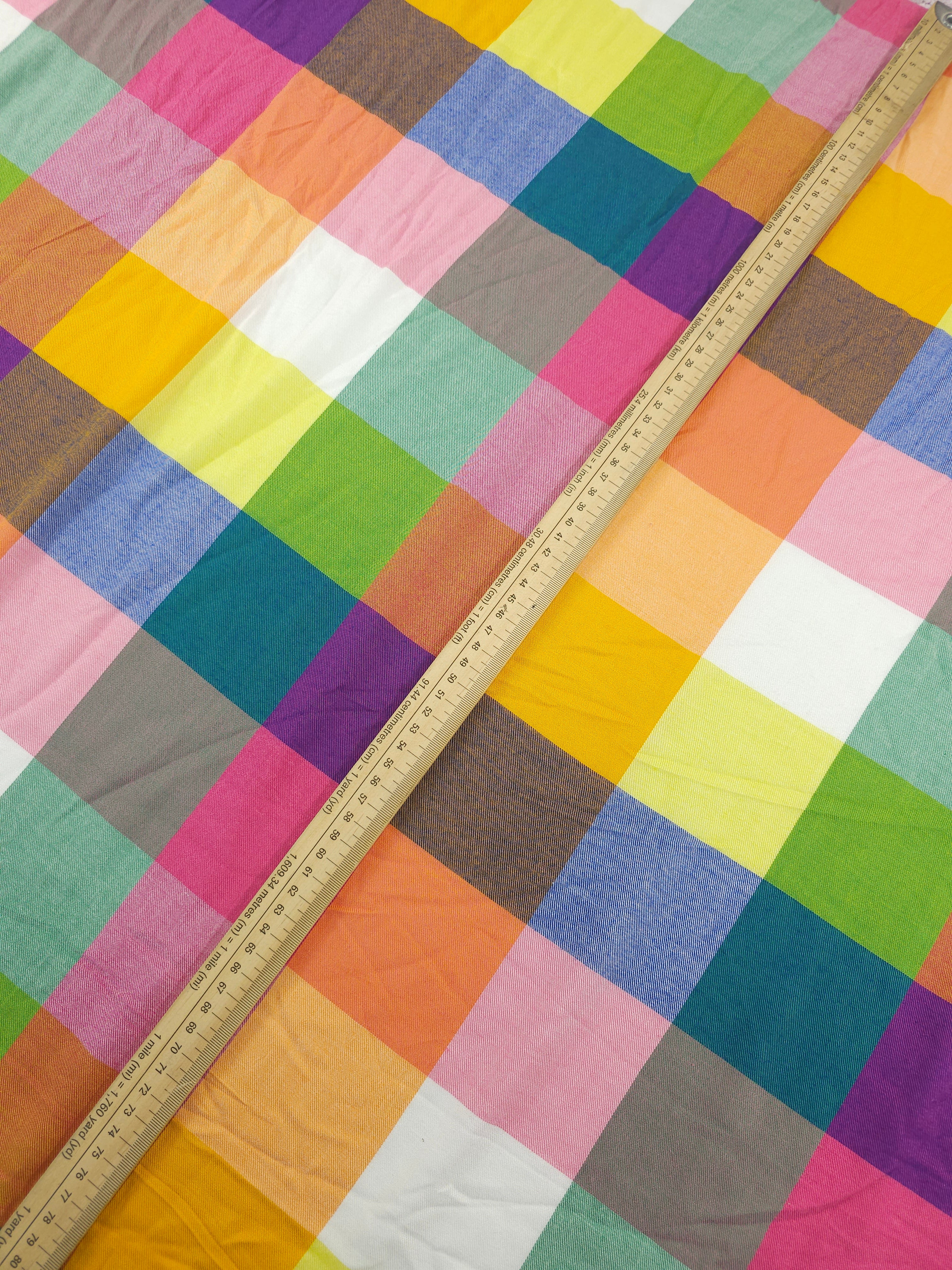 Elmer Multicolour Square Check Viscose *PRE-ORDER*