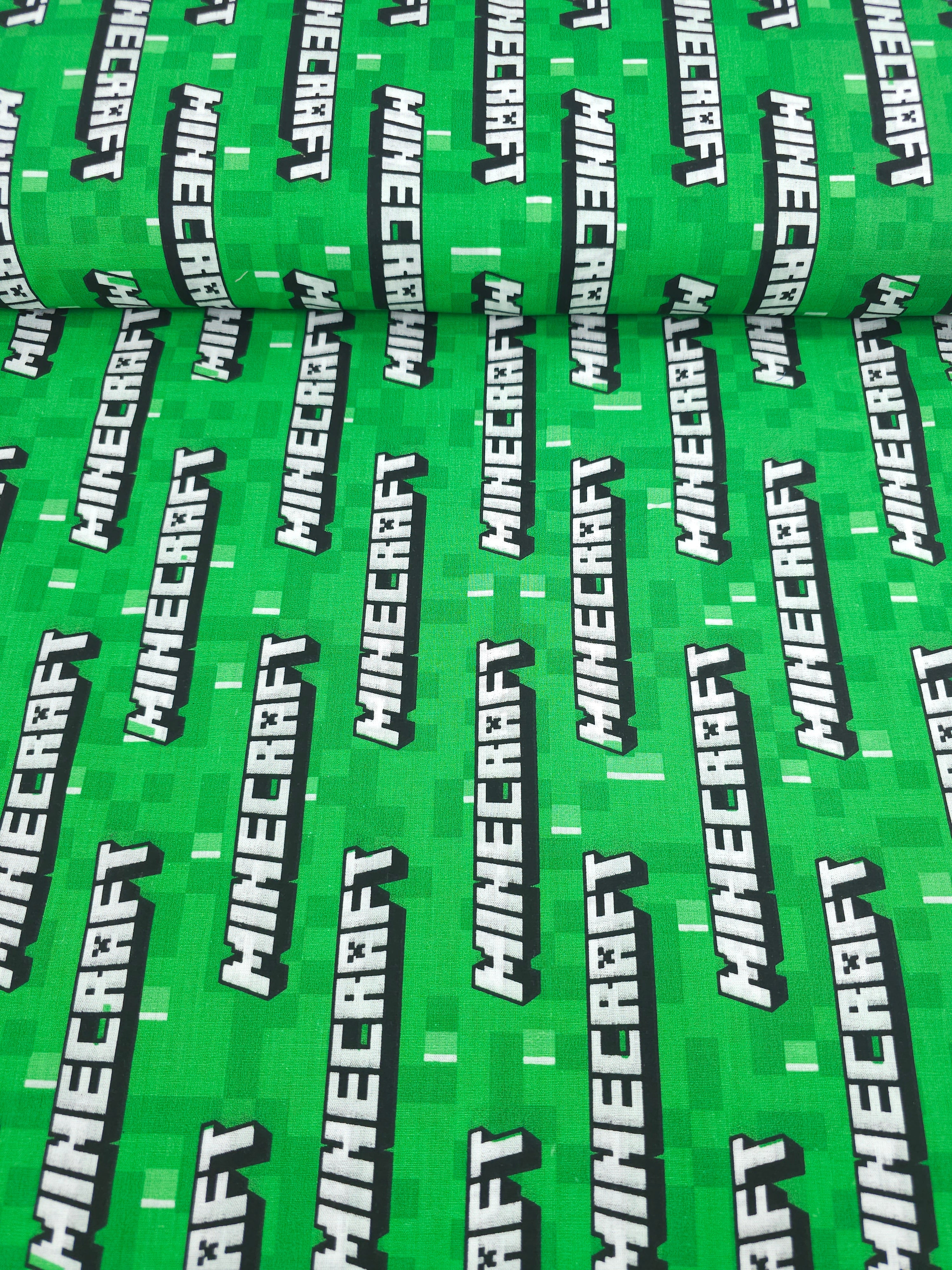 Minecraft Logo 100% Cotton 88" *EXTRA WIDE*