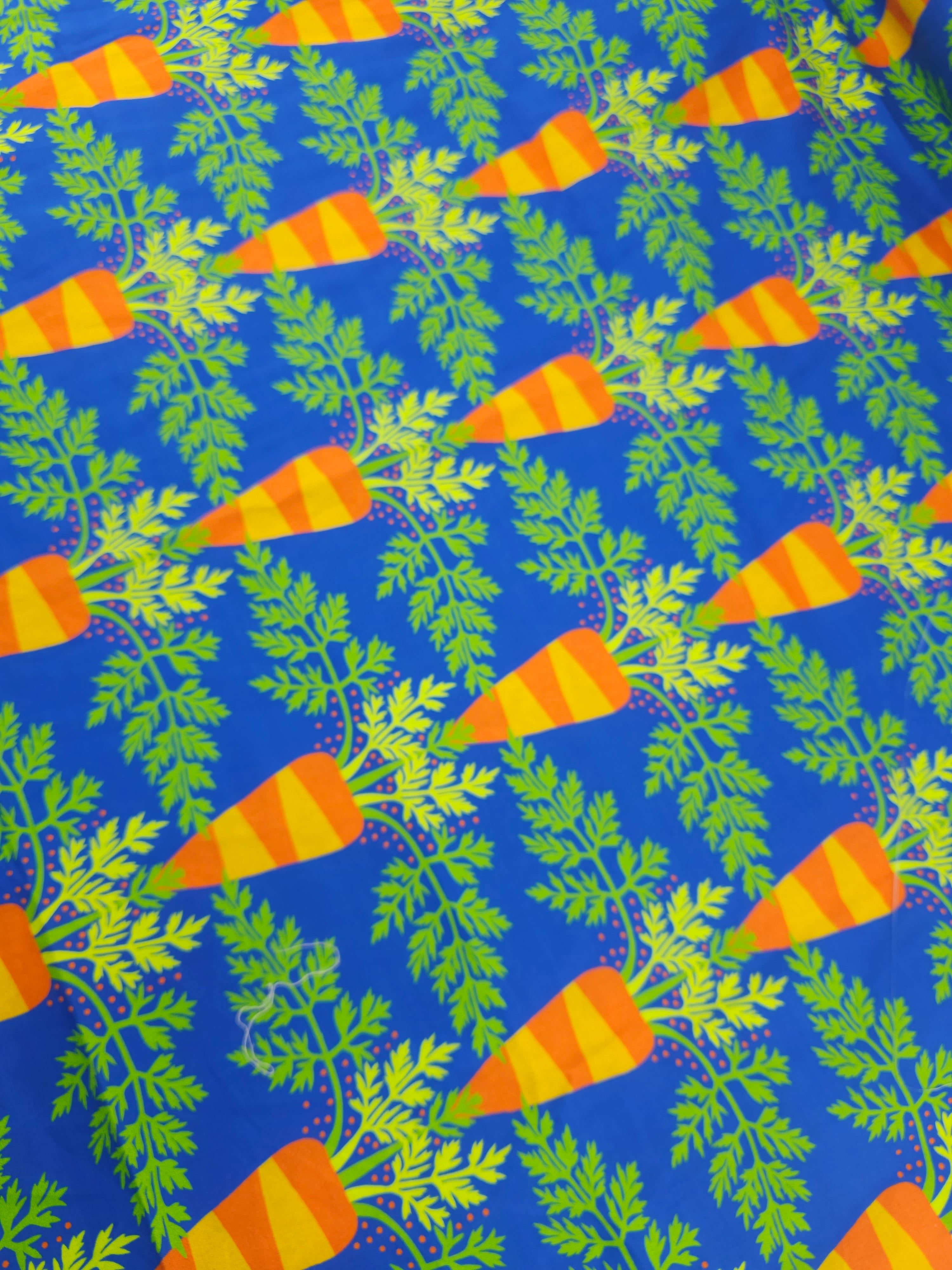 Blue carrot Cotton- 1.8m piece