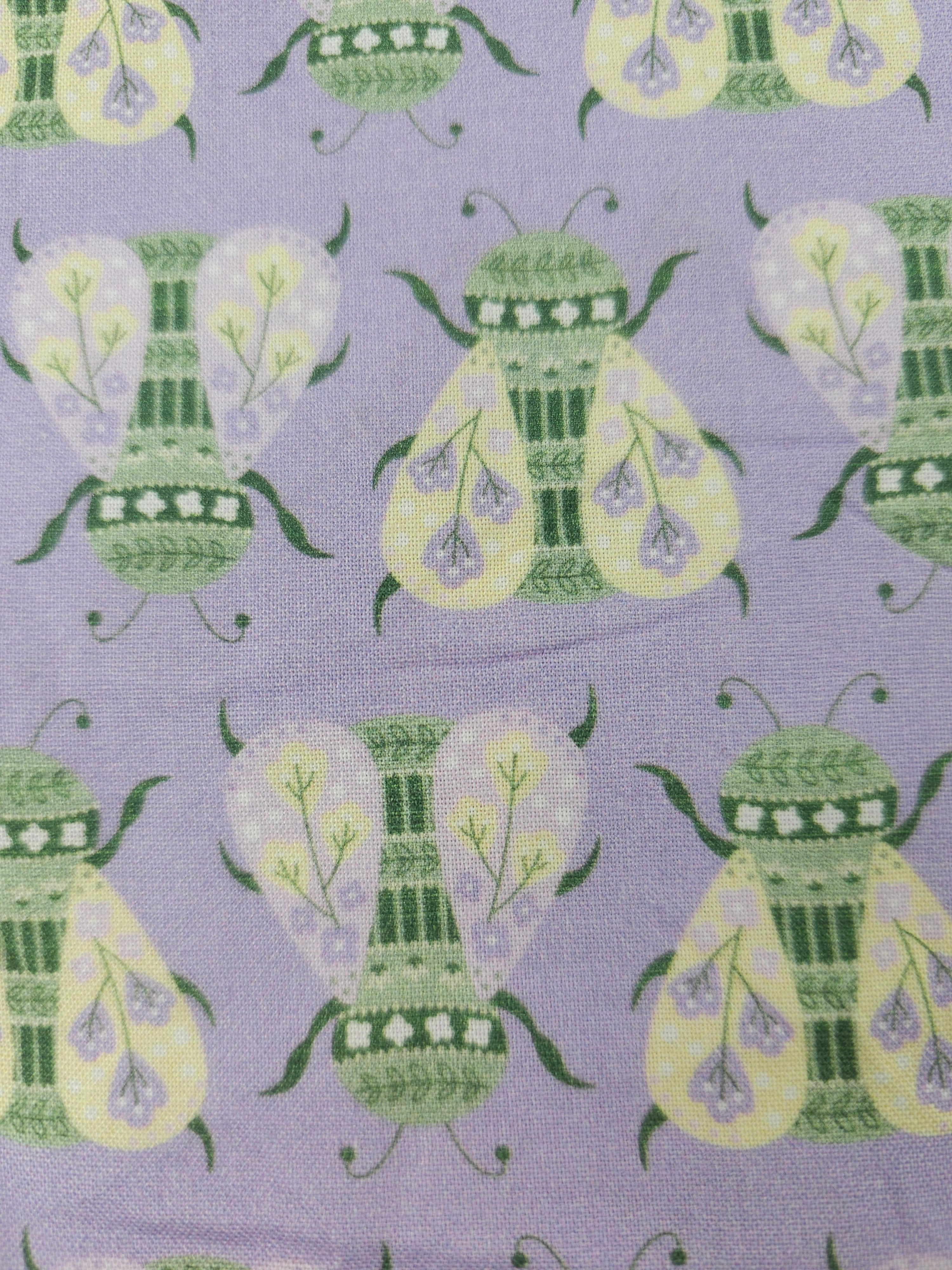 Lilac beetle Cotton- 2.6m piece