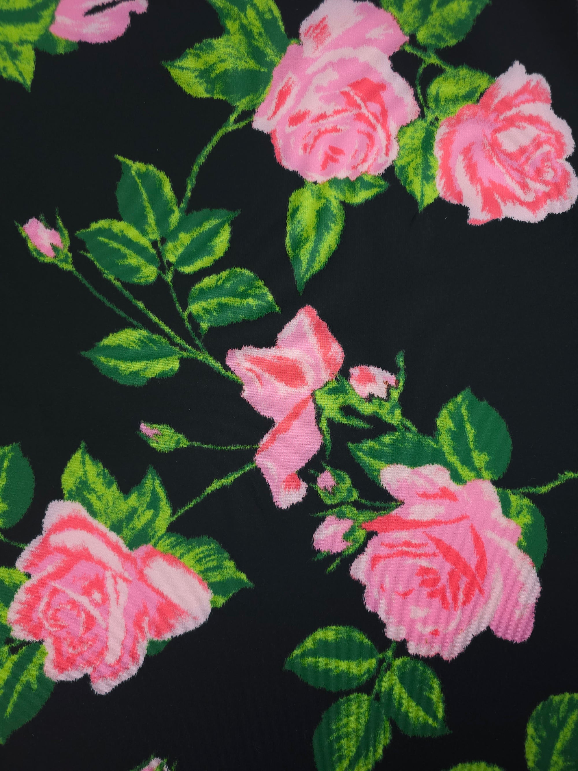 Pink/Black Static Rose Lightweight Suba