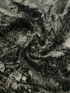 Forest Black Frosted Viscose Velvet
