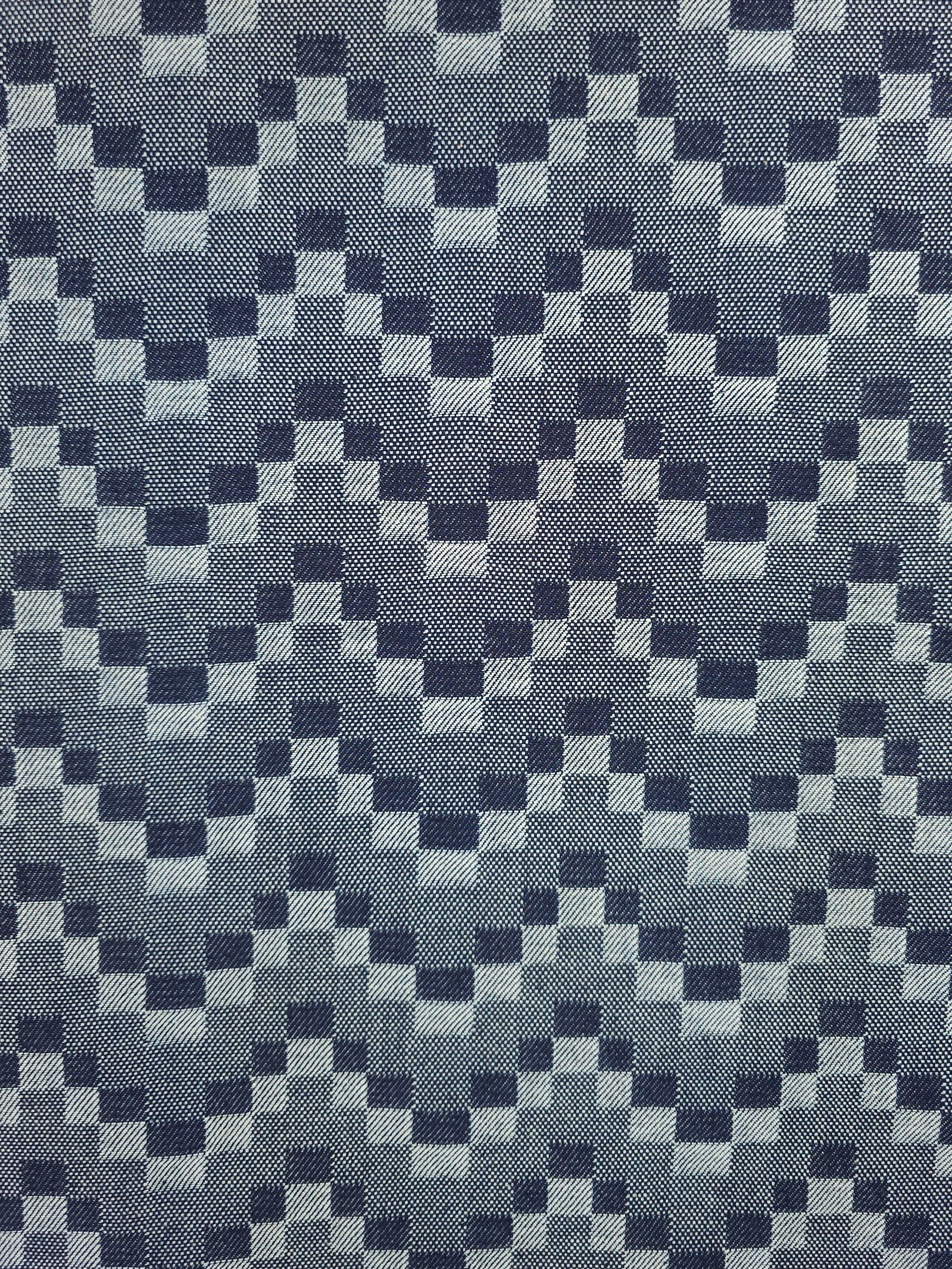 Abstract Tetris Denim
