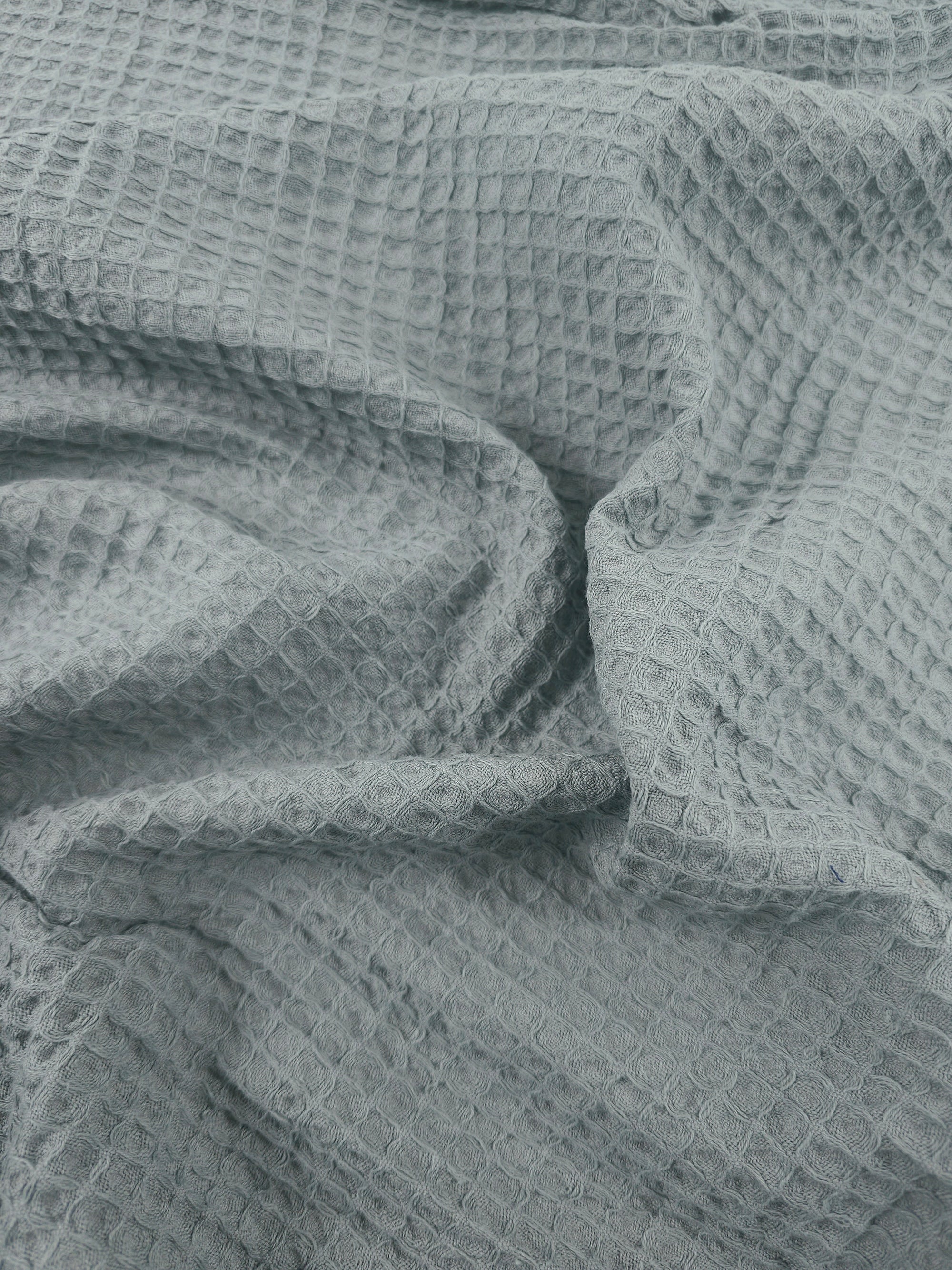 Grey Waffle Cotton *EXTRA WIDE*