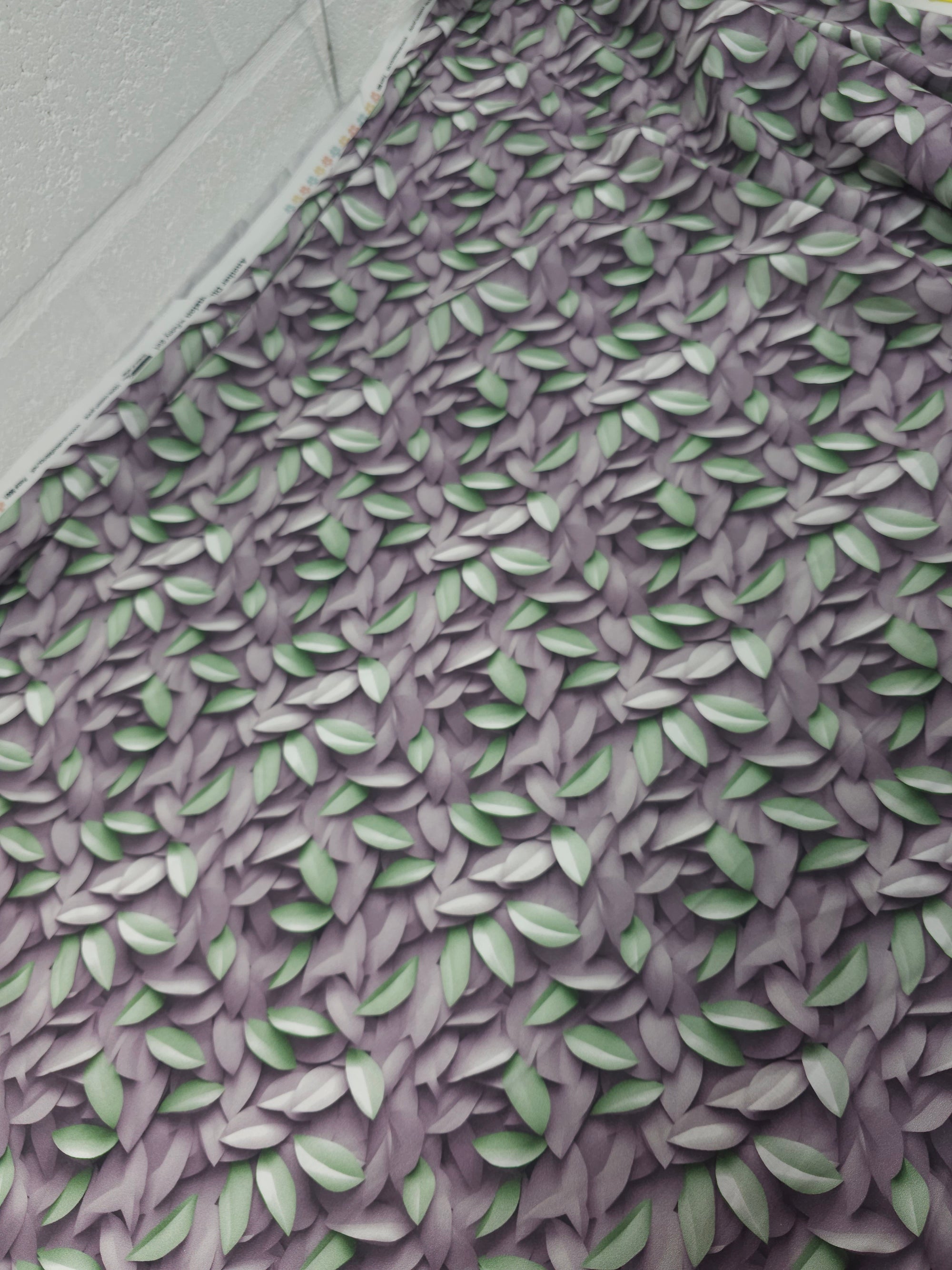 Intelligent leaf Cotton- 3.1m piece