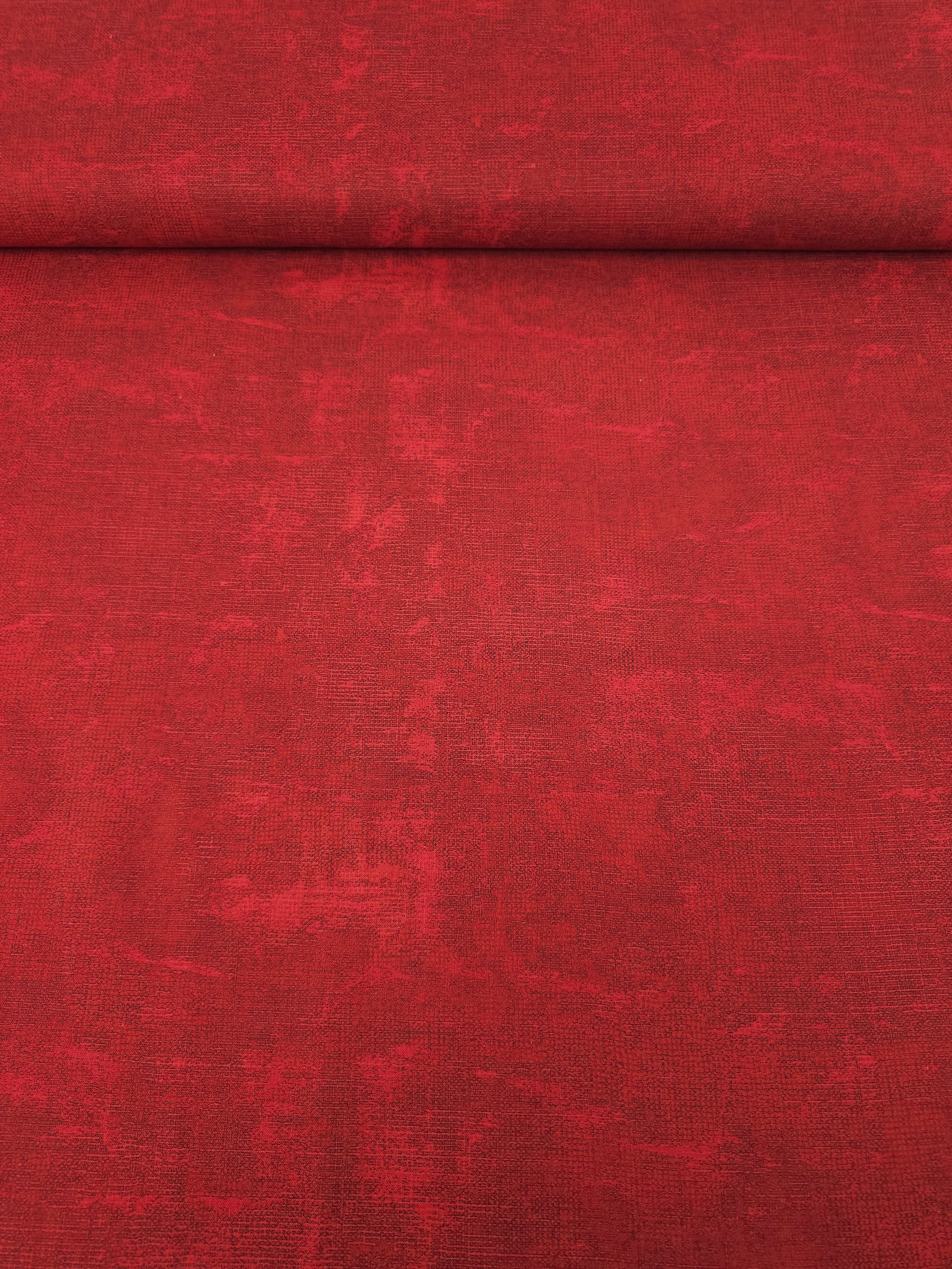 Red Smudge Grid 100% Cotton 106" - Robert Kaufman *EXTRA WIDE*