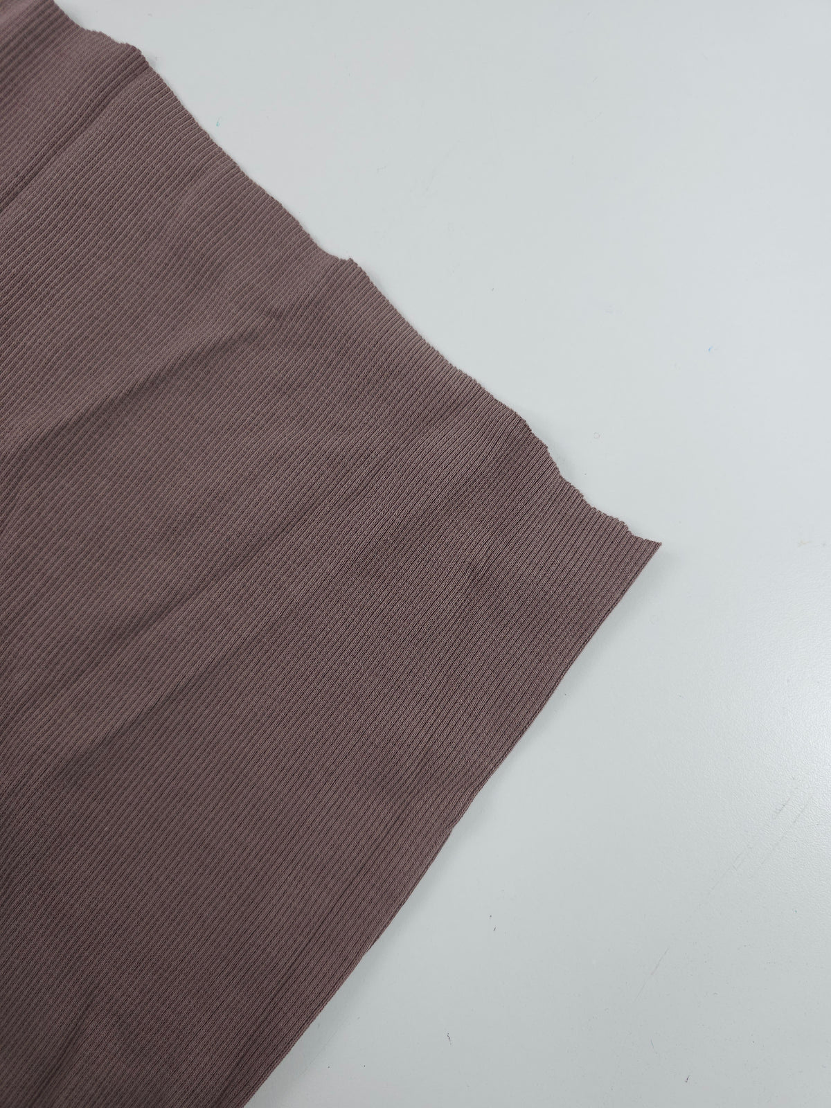 Mocha Tubular Ribbing