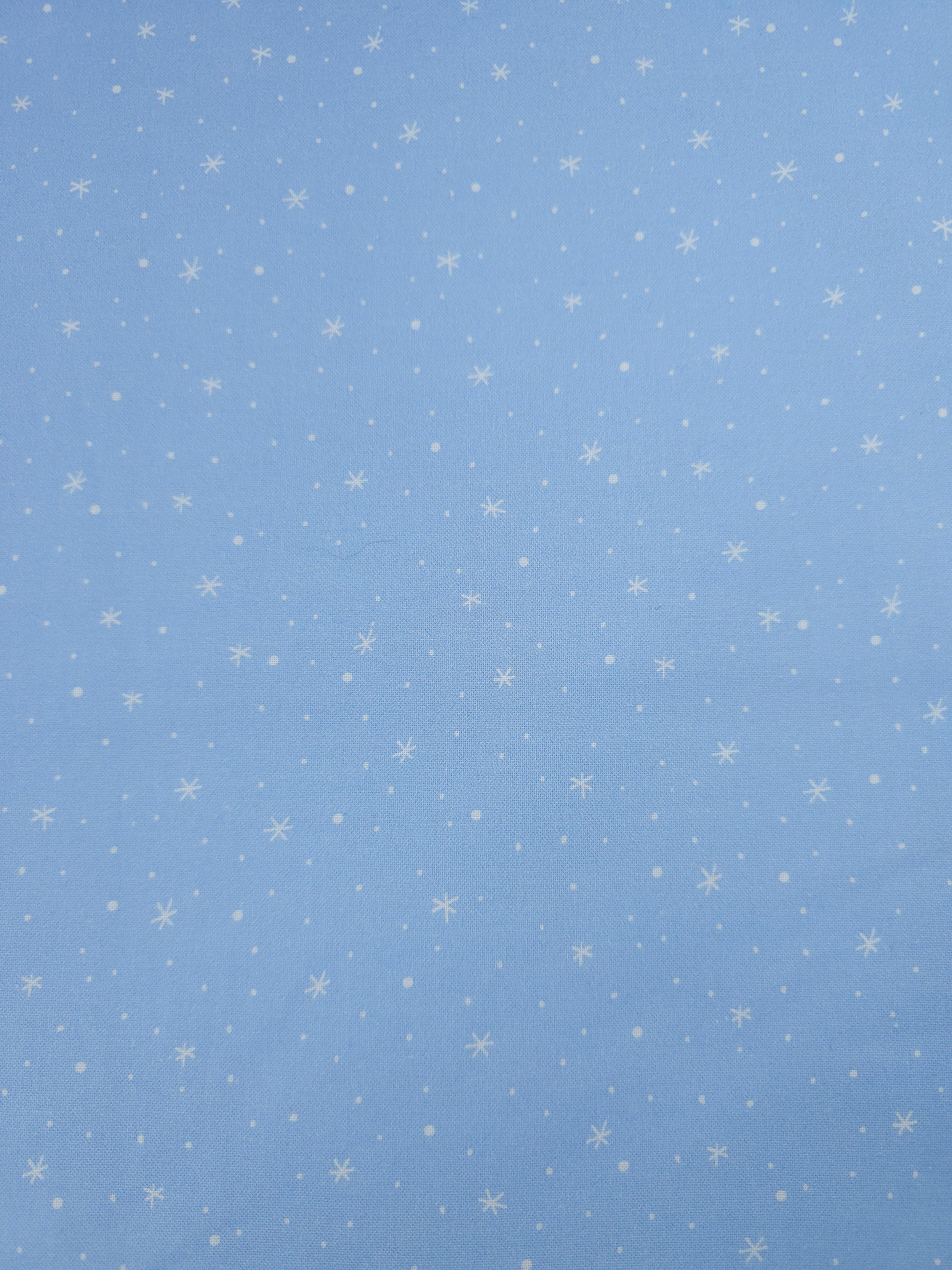 Baby Blue Star 100% Cotton