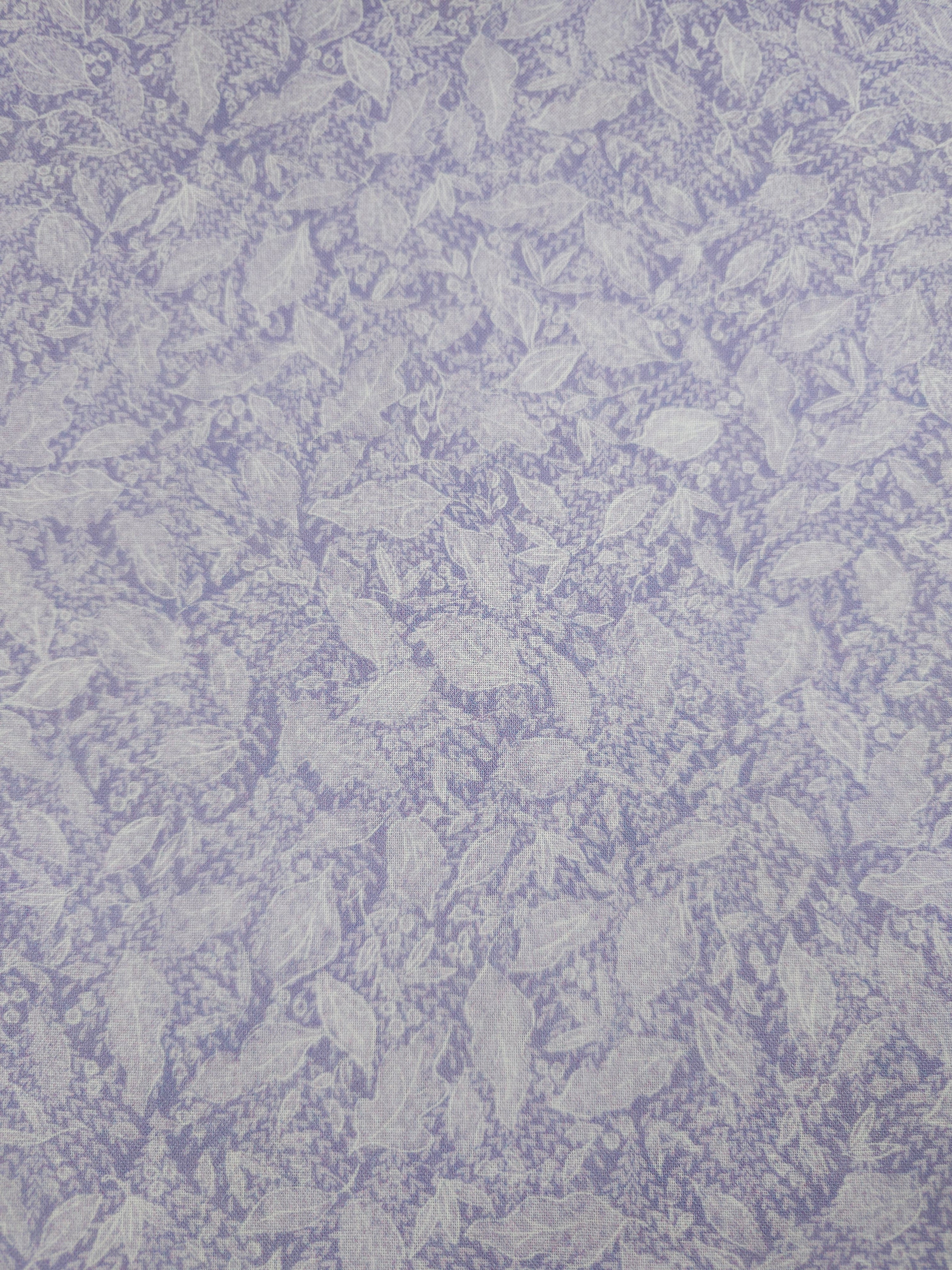 Lavender Leaf 100% Cotton