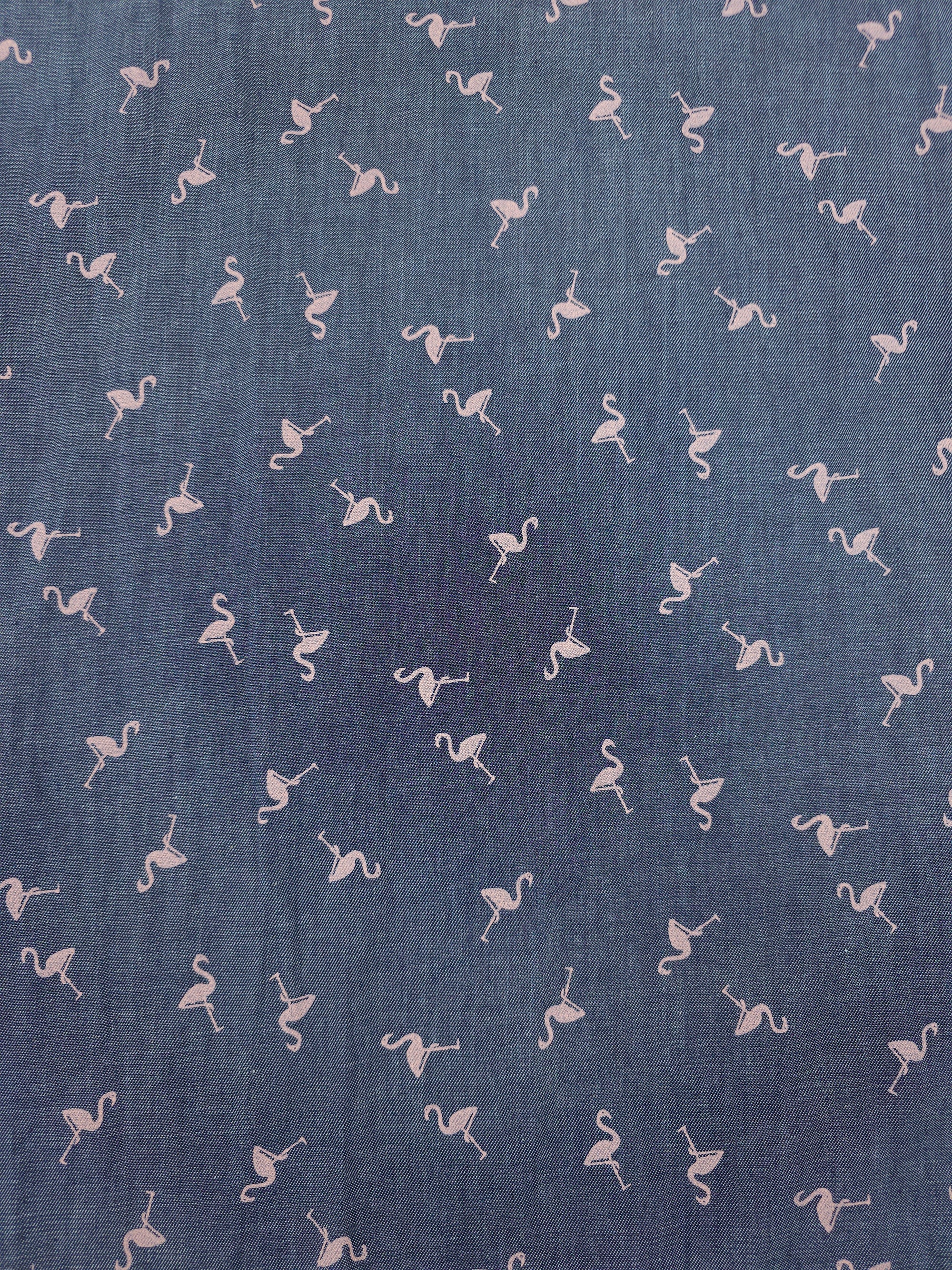 Flamingo Chambray