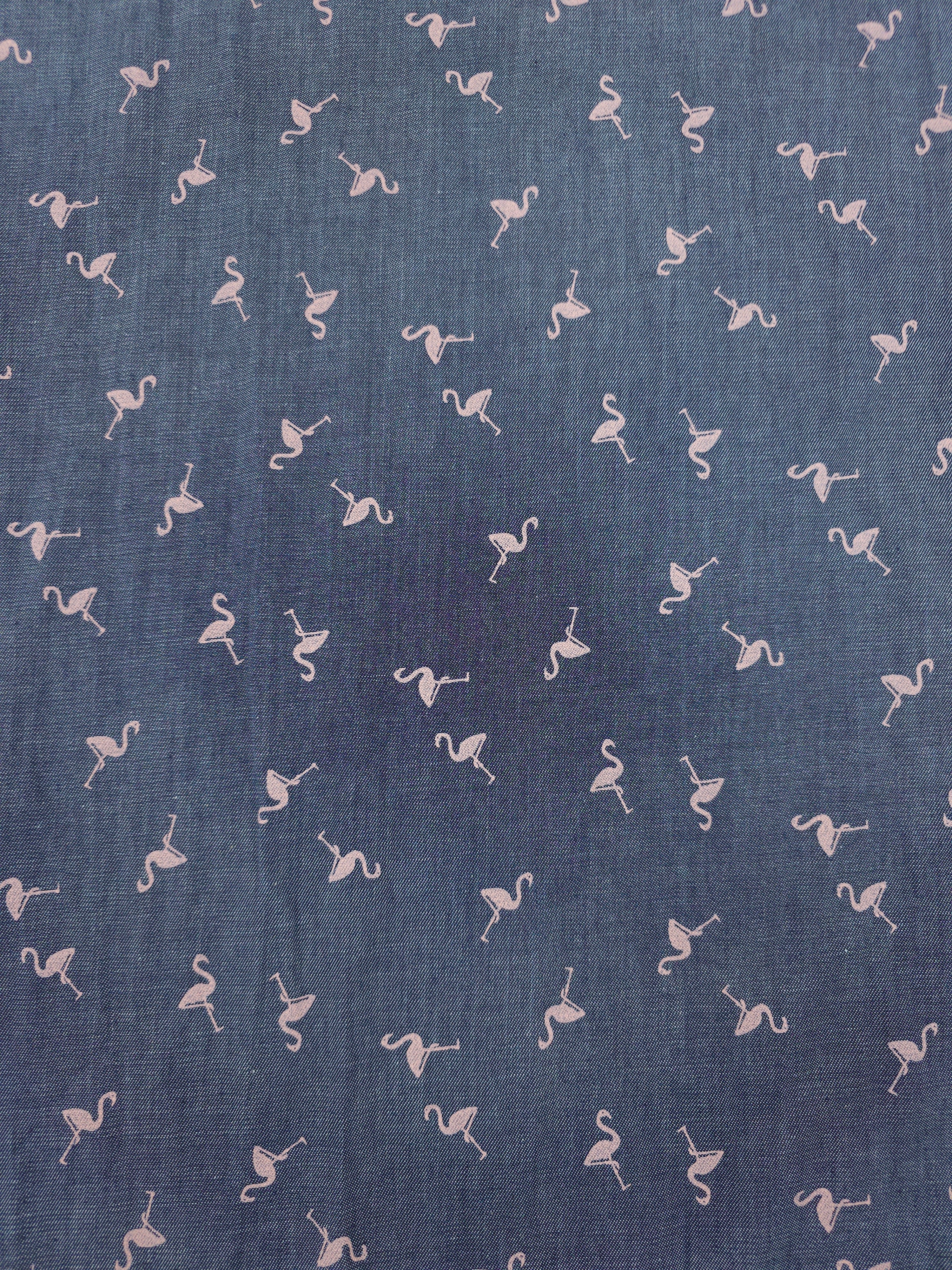 Flamingo Chambray