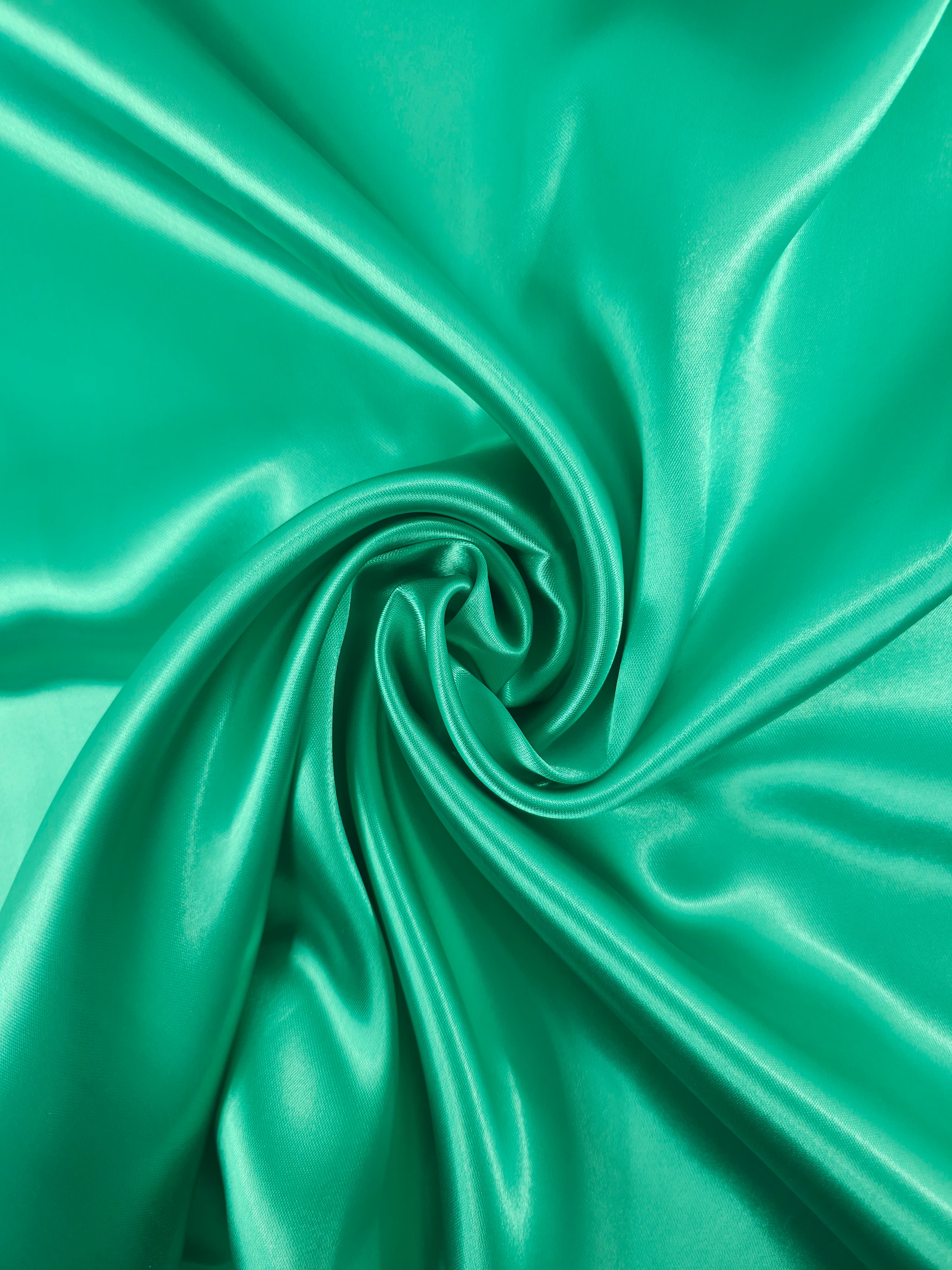 Sea Green Liquid Satin