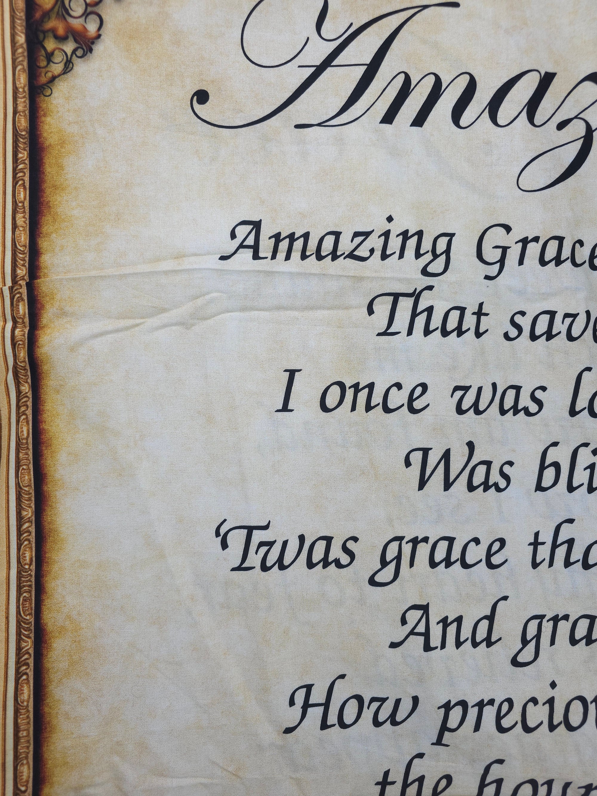 Amazing Grace Cotton panel- 3.8m