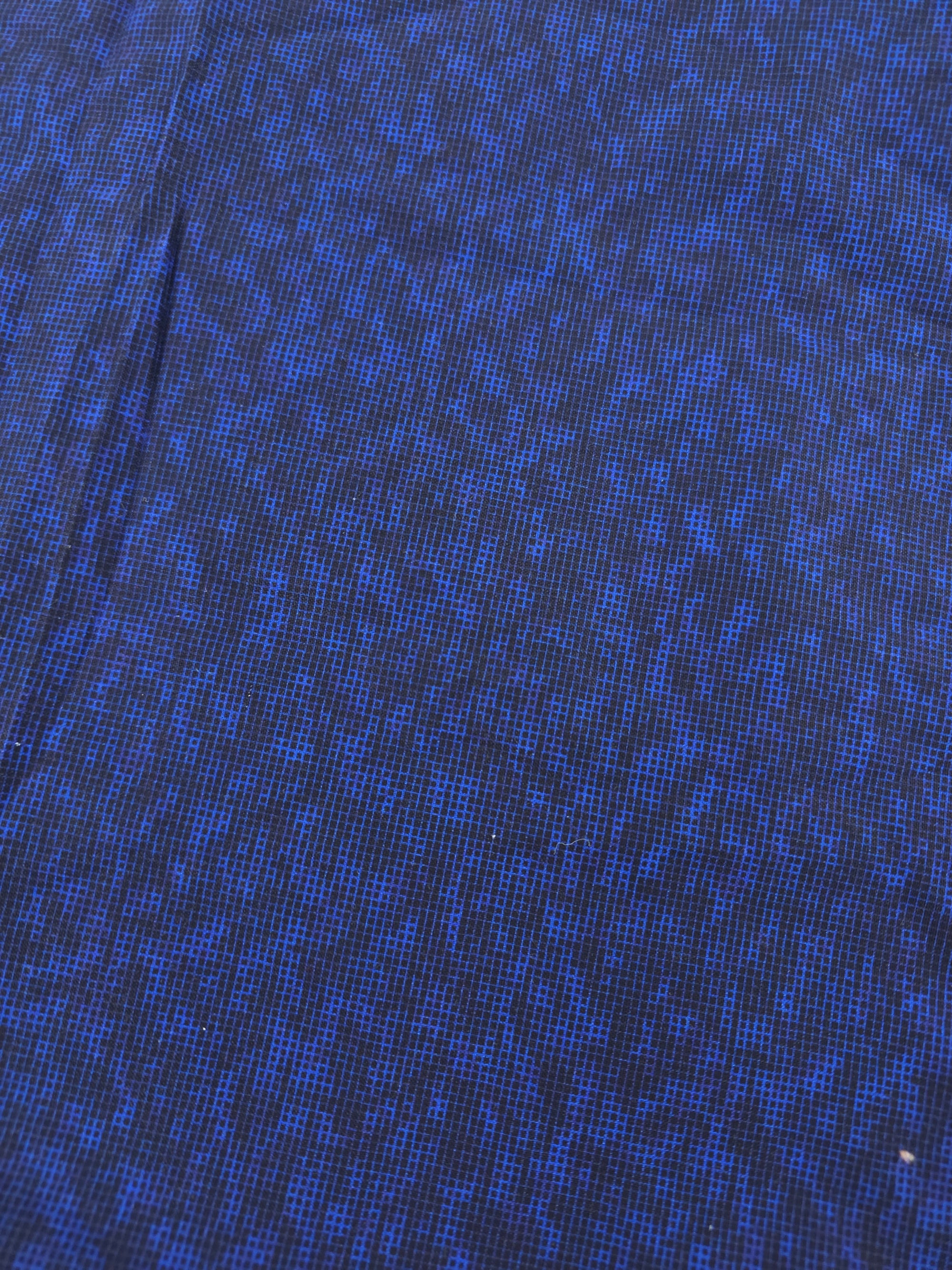 Navy tones Cotton- 3.2m piece