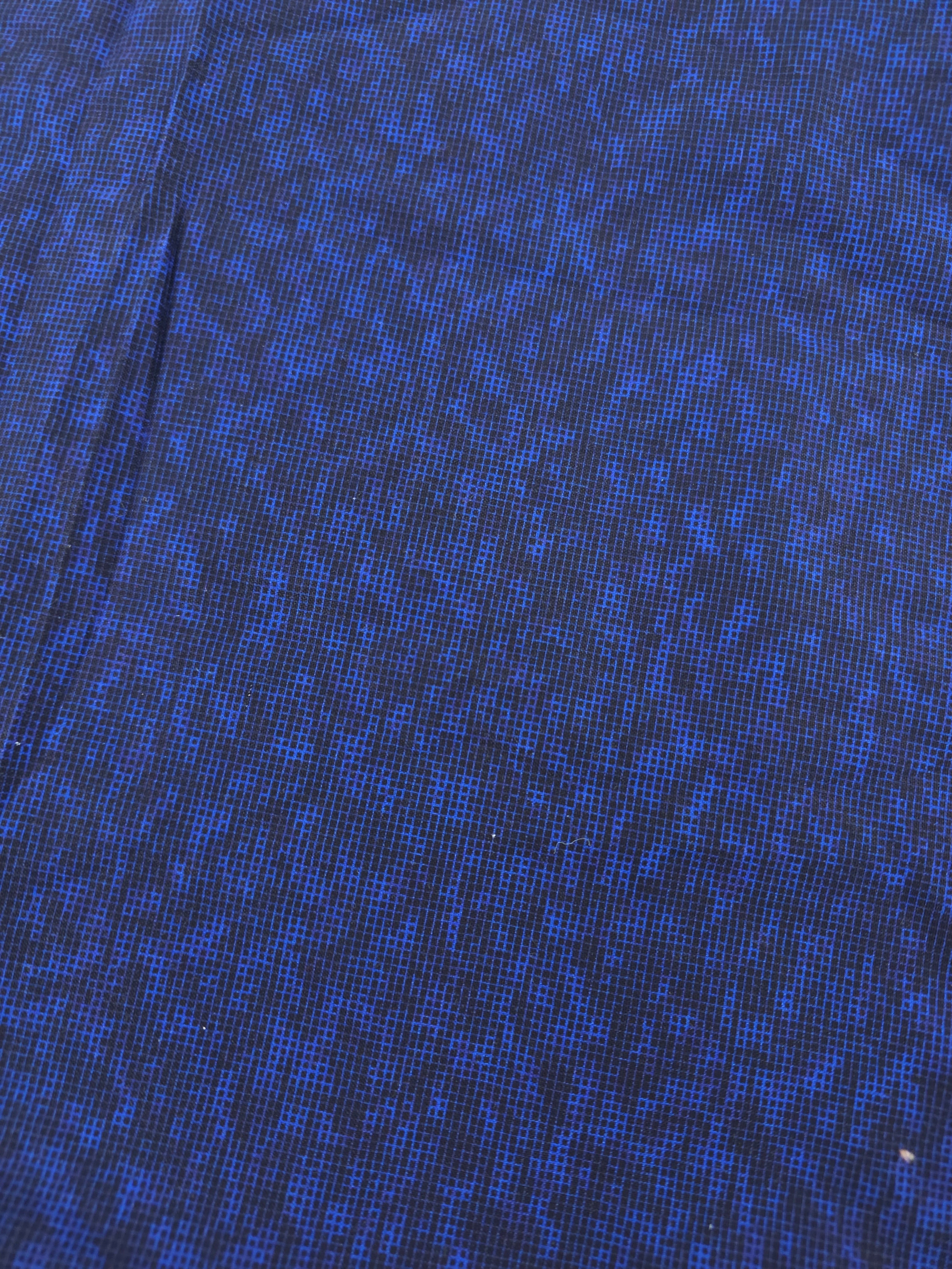 Navy tones Cotton- 3.2m piece