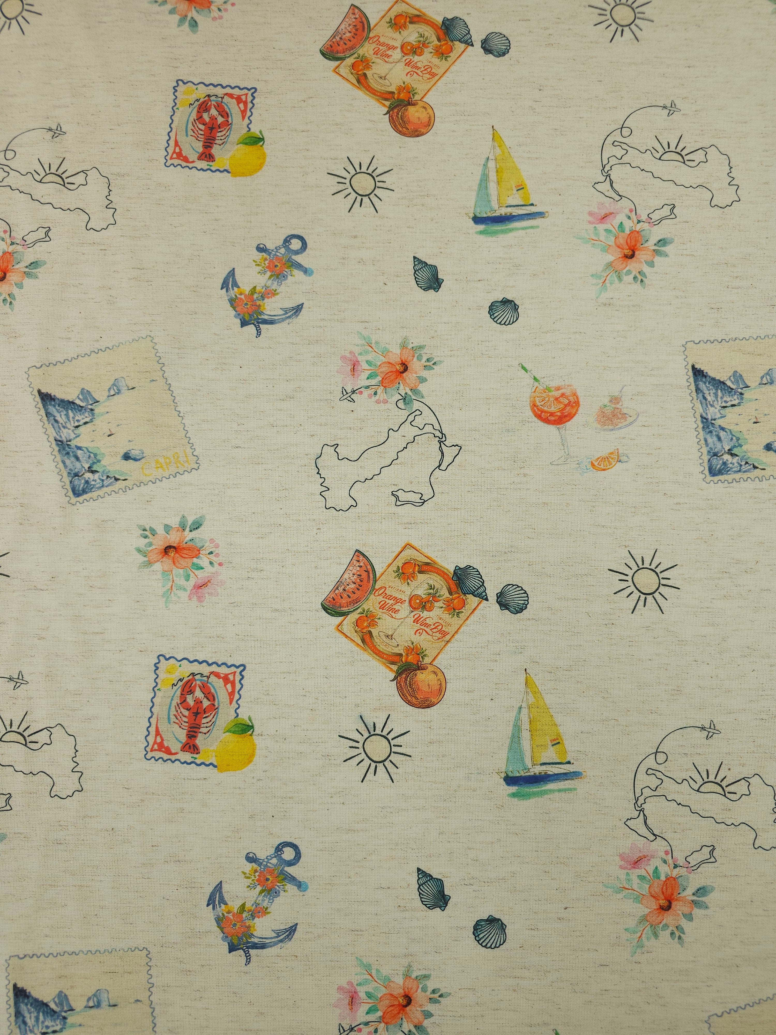 Italian Summer Vibe Cotton Viscose Linen