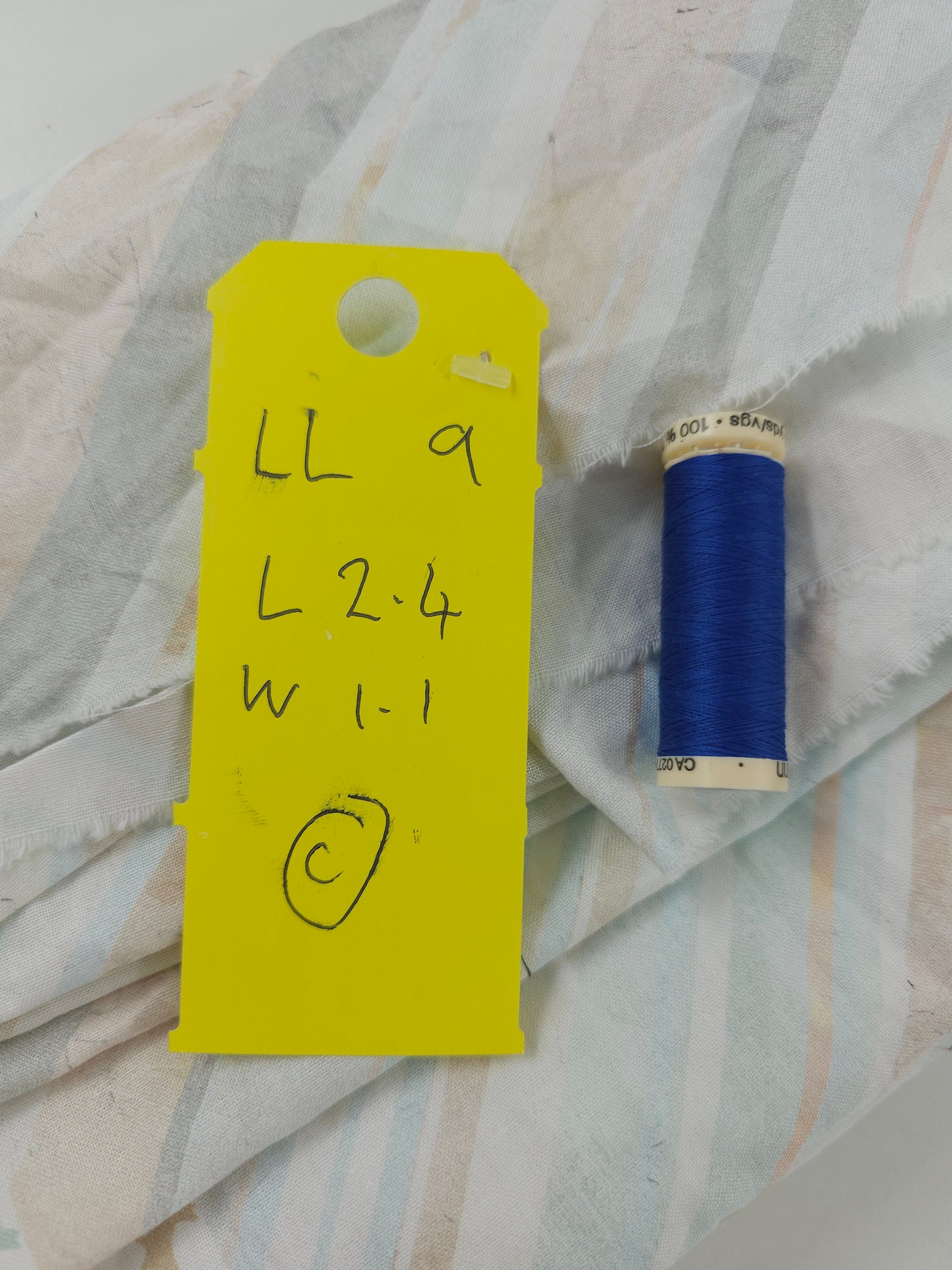 Pastel stripe Cotton- 2.4m piece