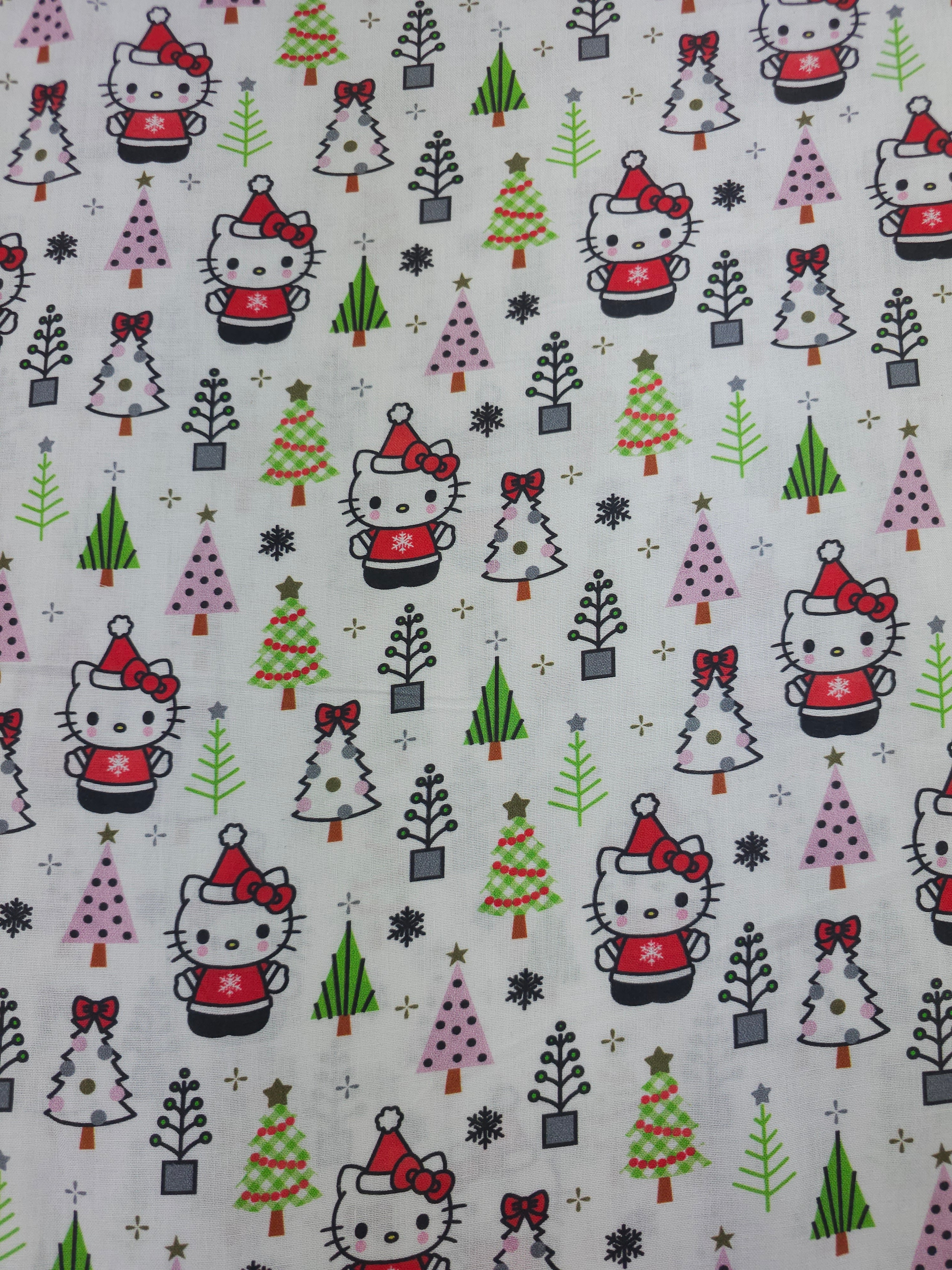 Hello Kitty Christmas 100% Cotton