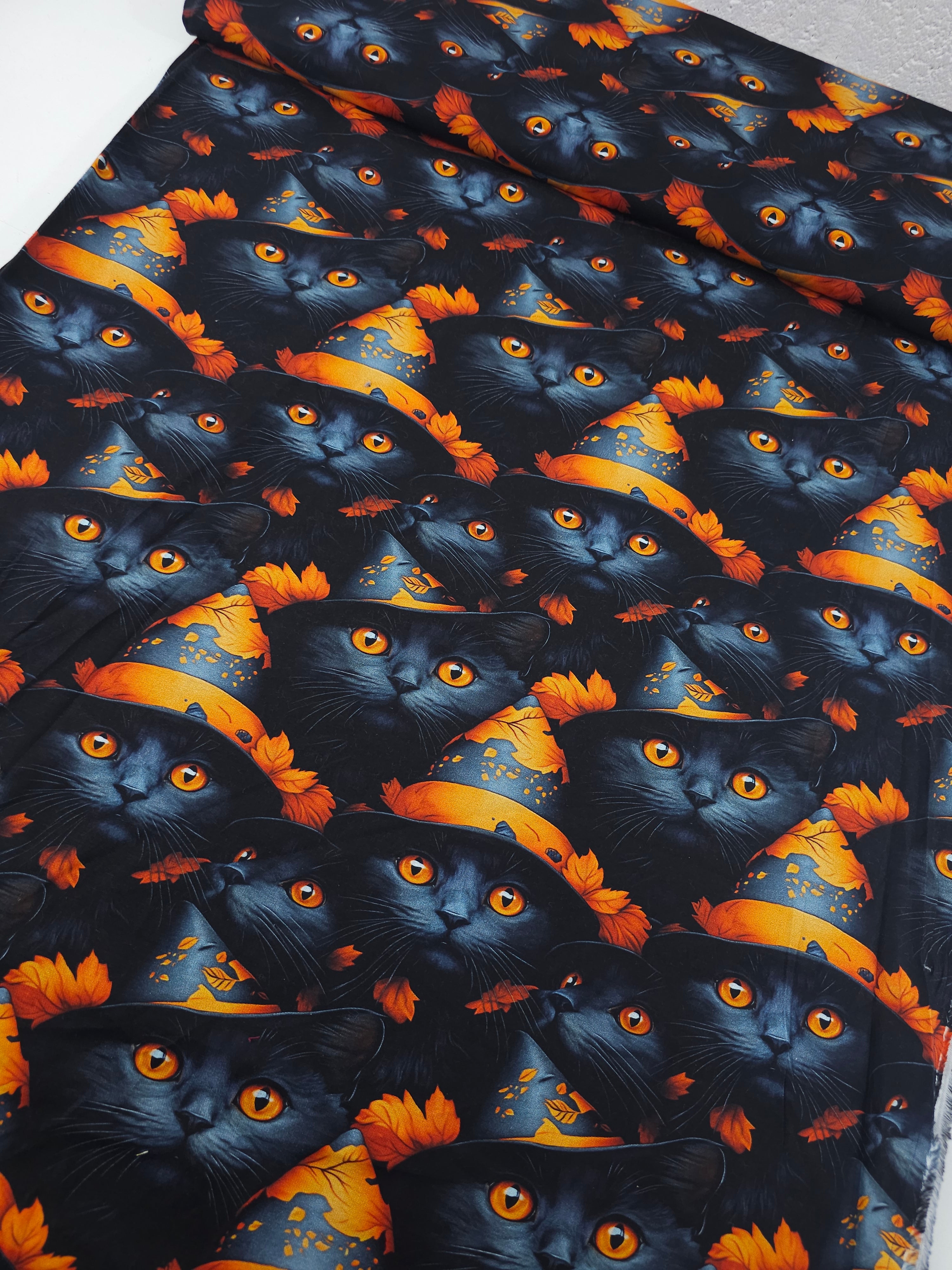 Witchy Cats 100% Cotton