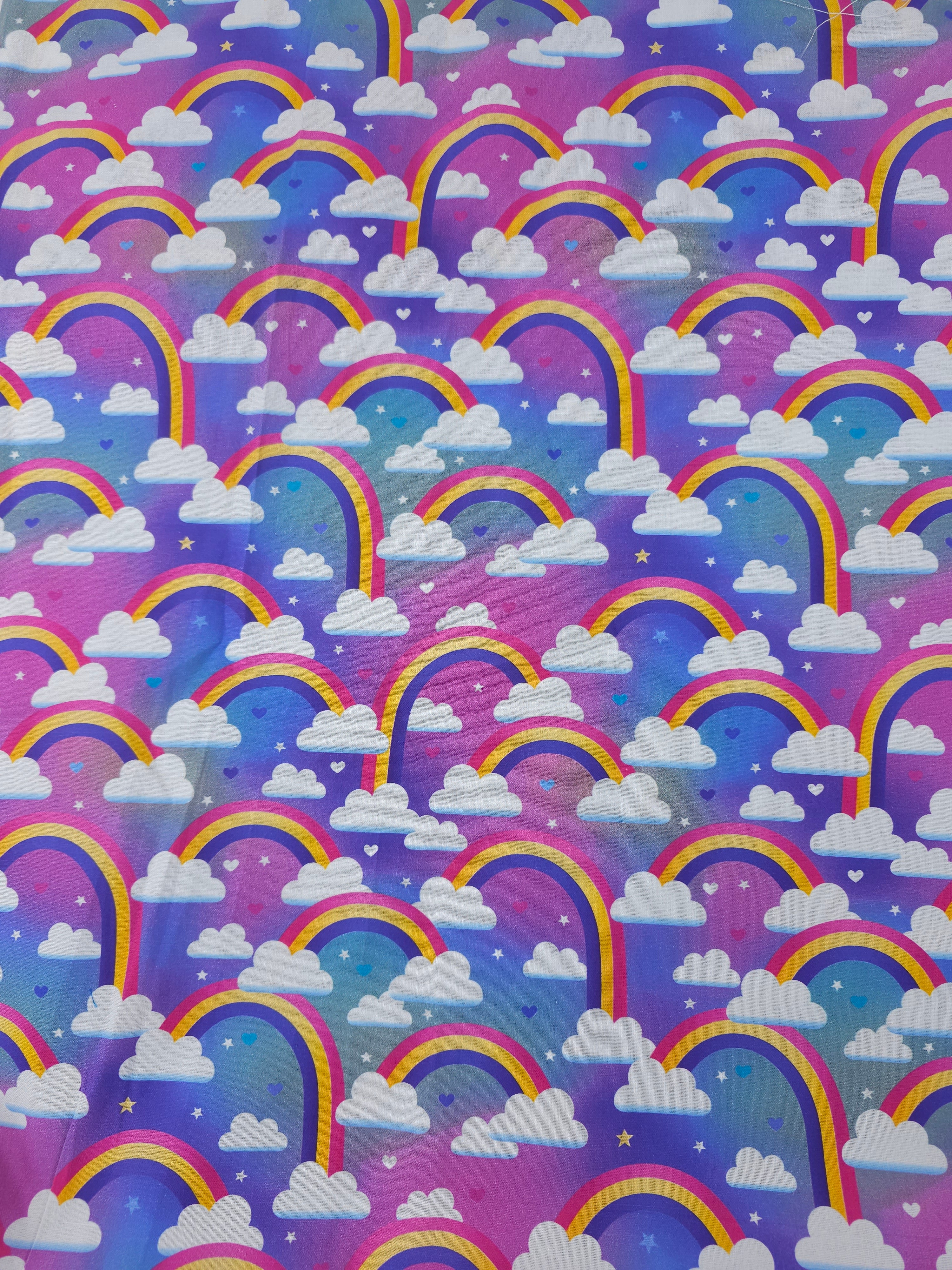 Galaxy rainbow Cotton- 1m piece